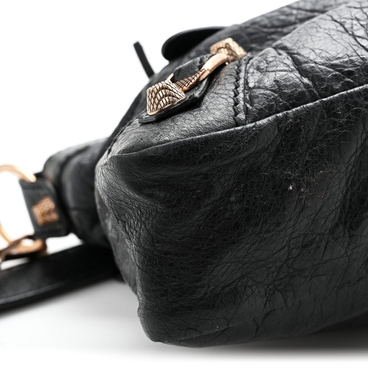 Agneau Giant 12 Rose Gold Hardware First Black