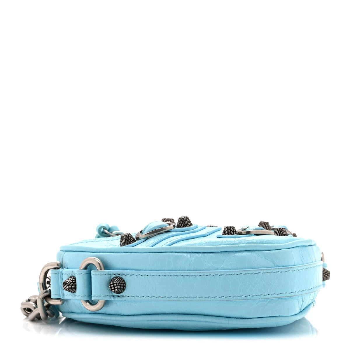 Agneau Arena Mini Le Cagole Heart Bag Blue