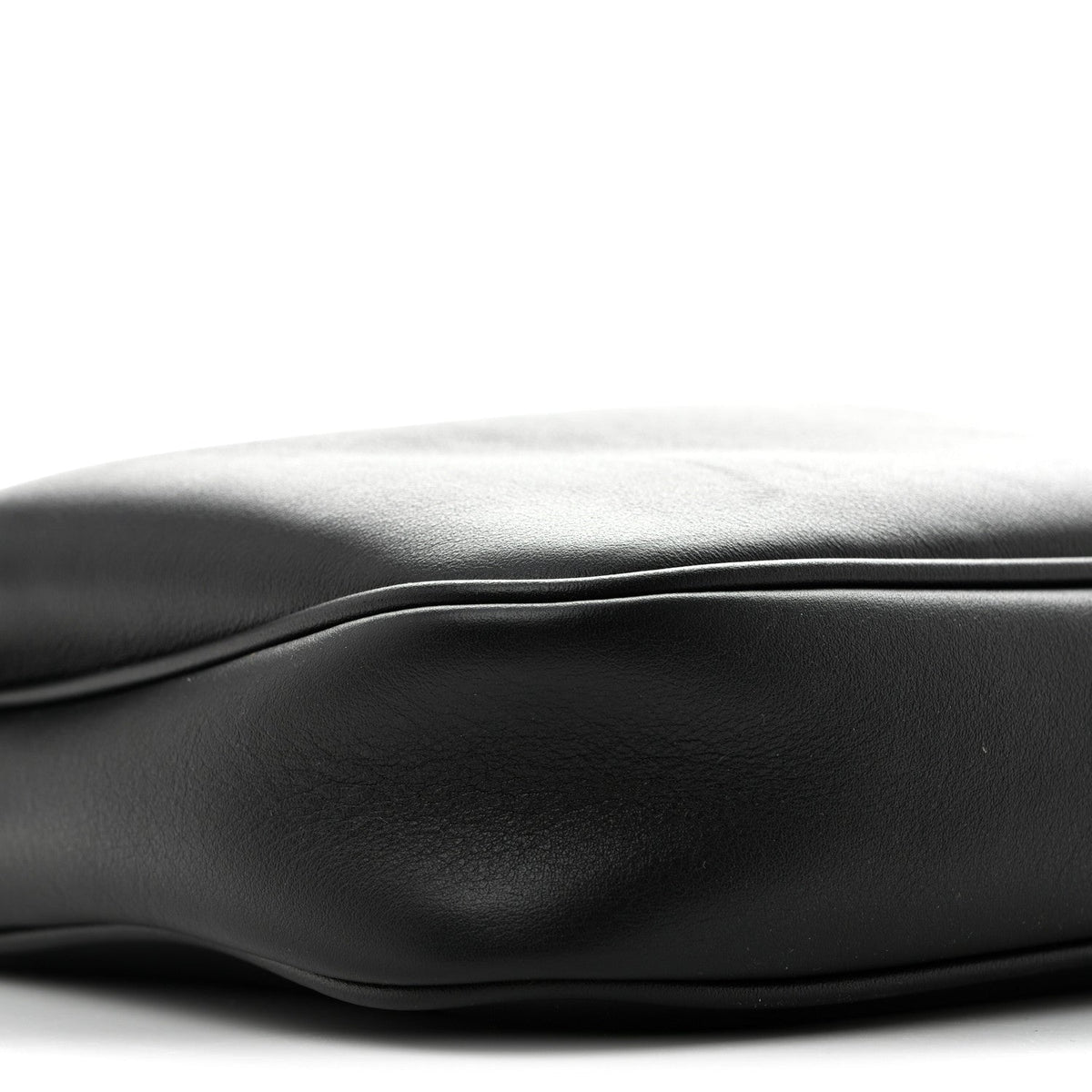 Natural Smooth Calfskin Rodeo Sling Pochette Black