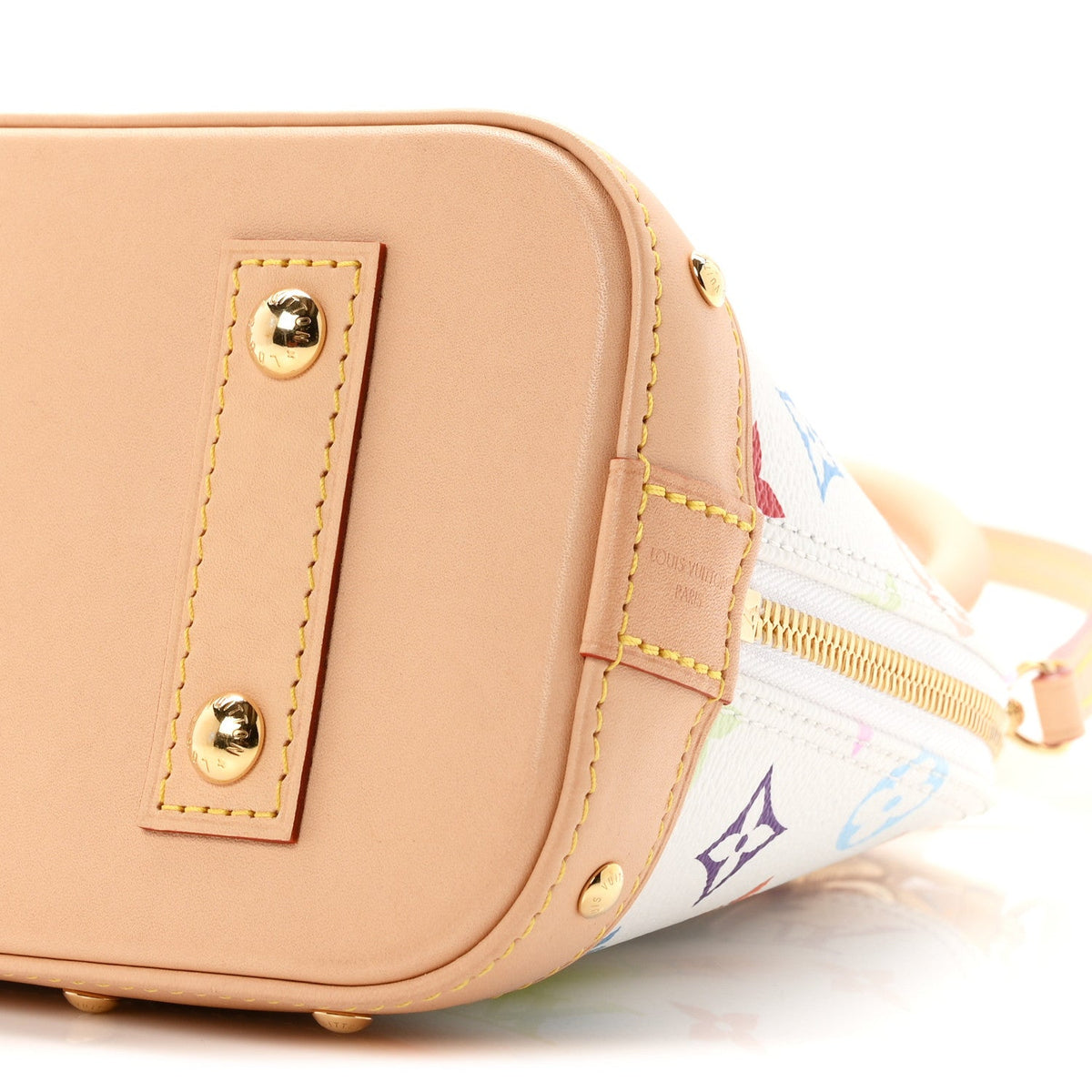 LV x TM Monogram Multicolor Alma BB White