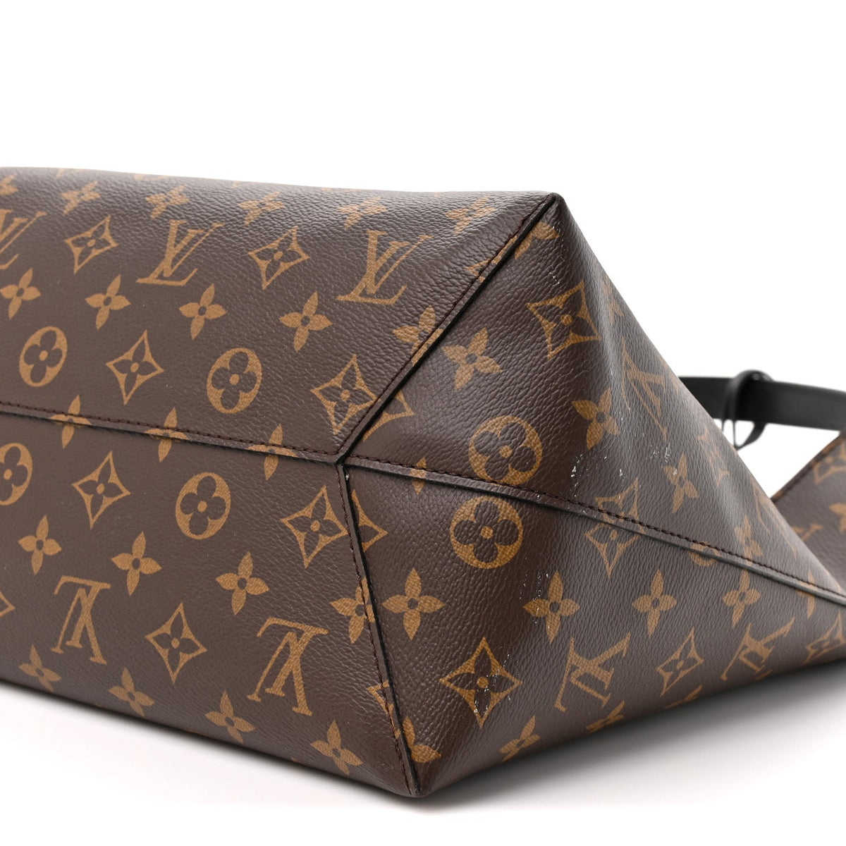 Monogram Flower Hobo Black