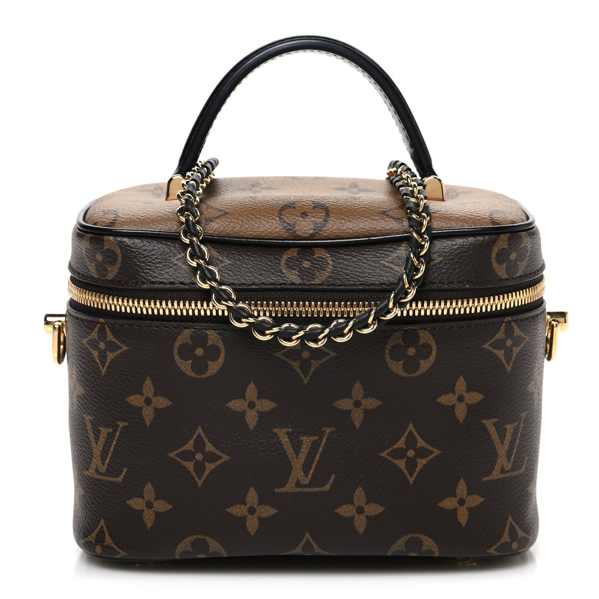 Reverse Monogram Vanity Chain Pouch