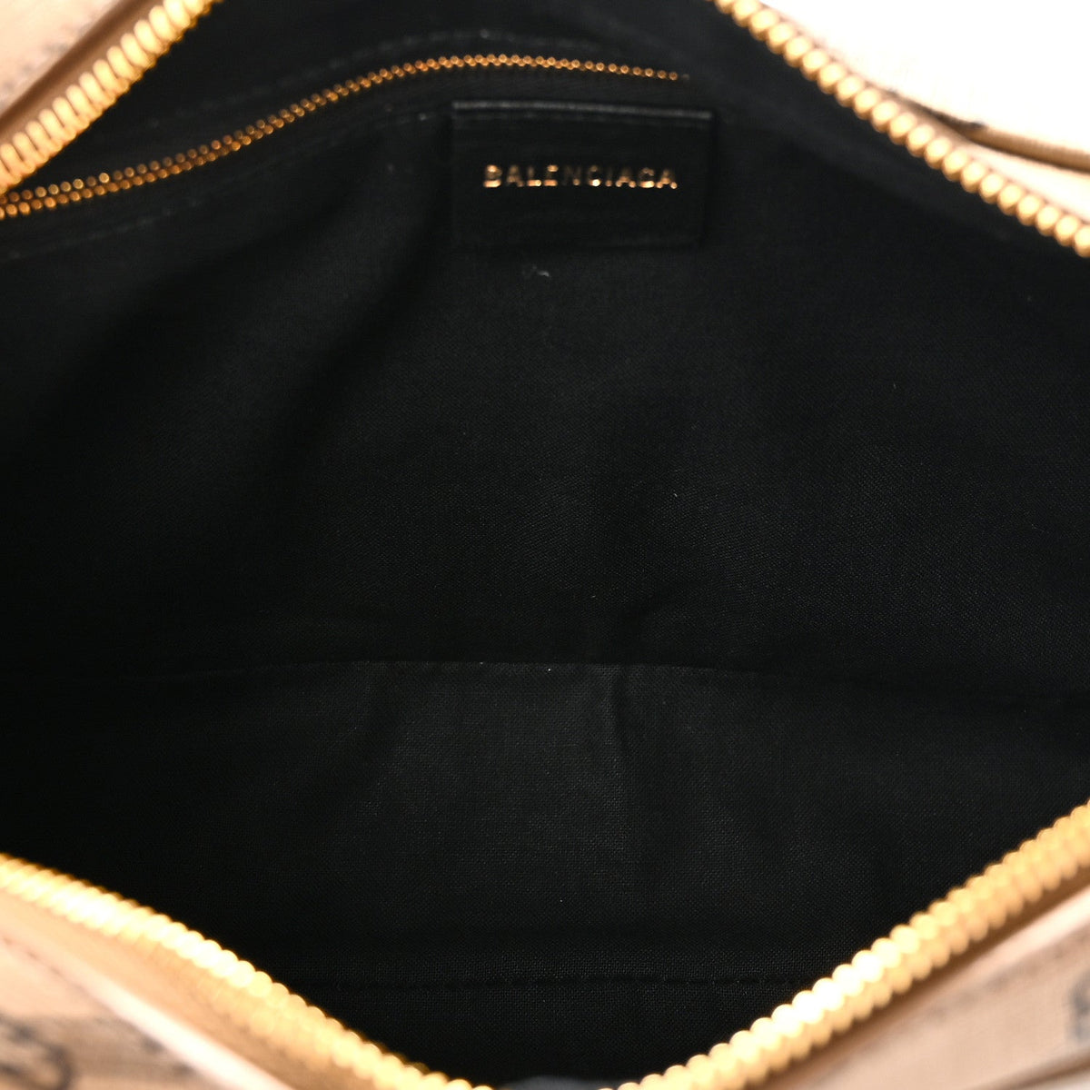 Coated Canvas BB Monogram Medium Signature Camera Bag Beige Brown