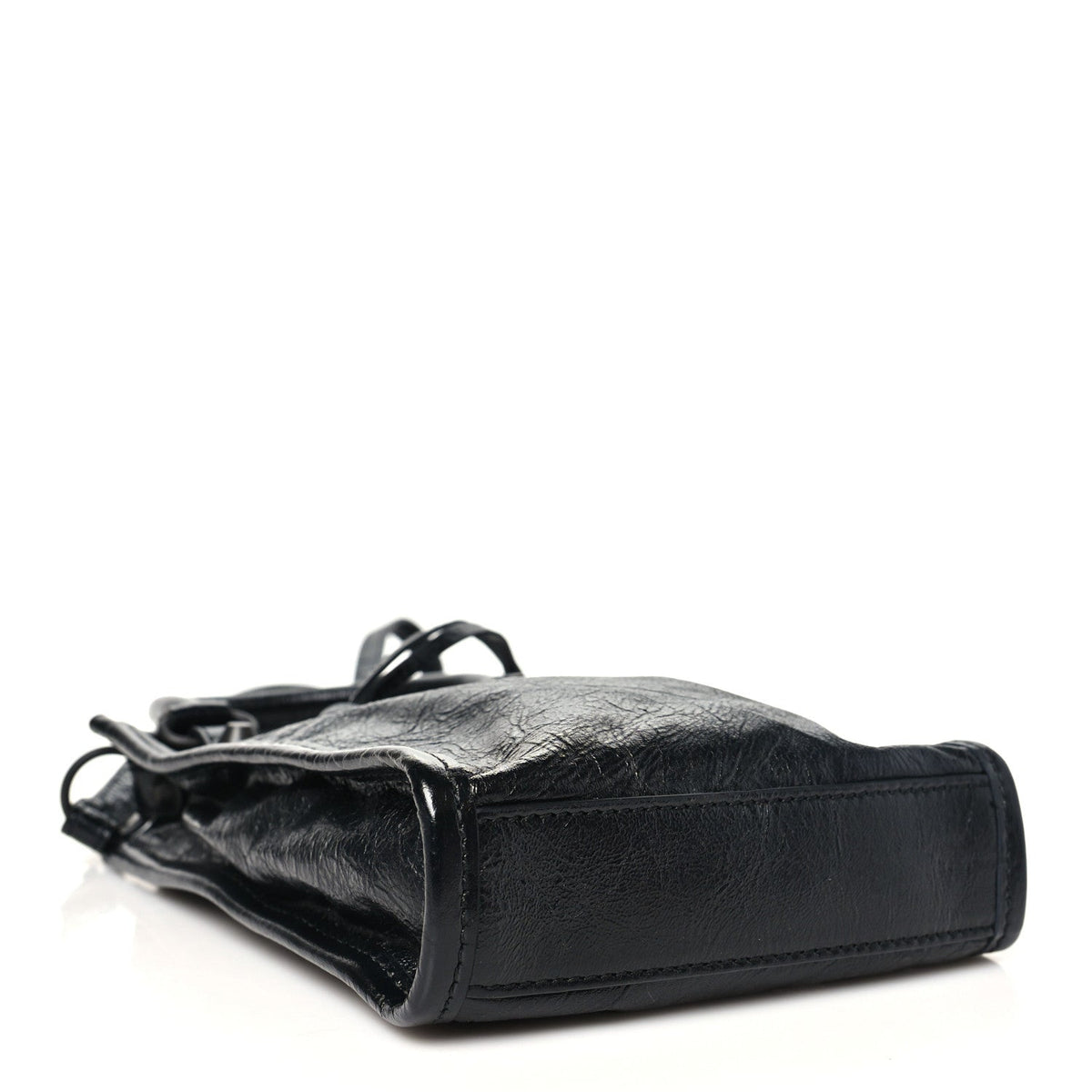 Agneau Arena Classic Hardware Le City Phone Holder Tote Black