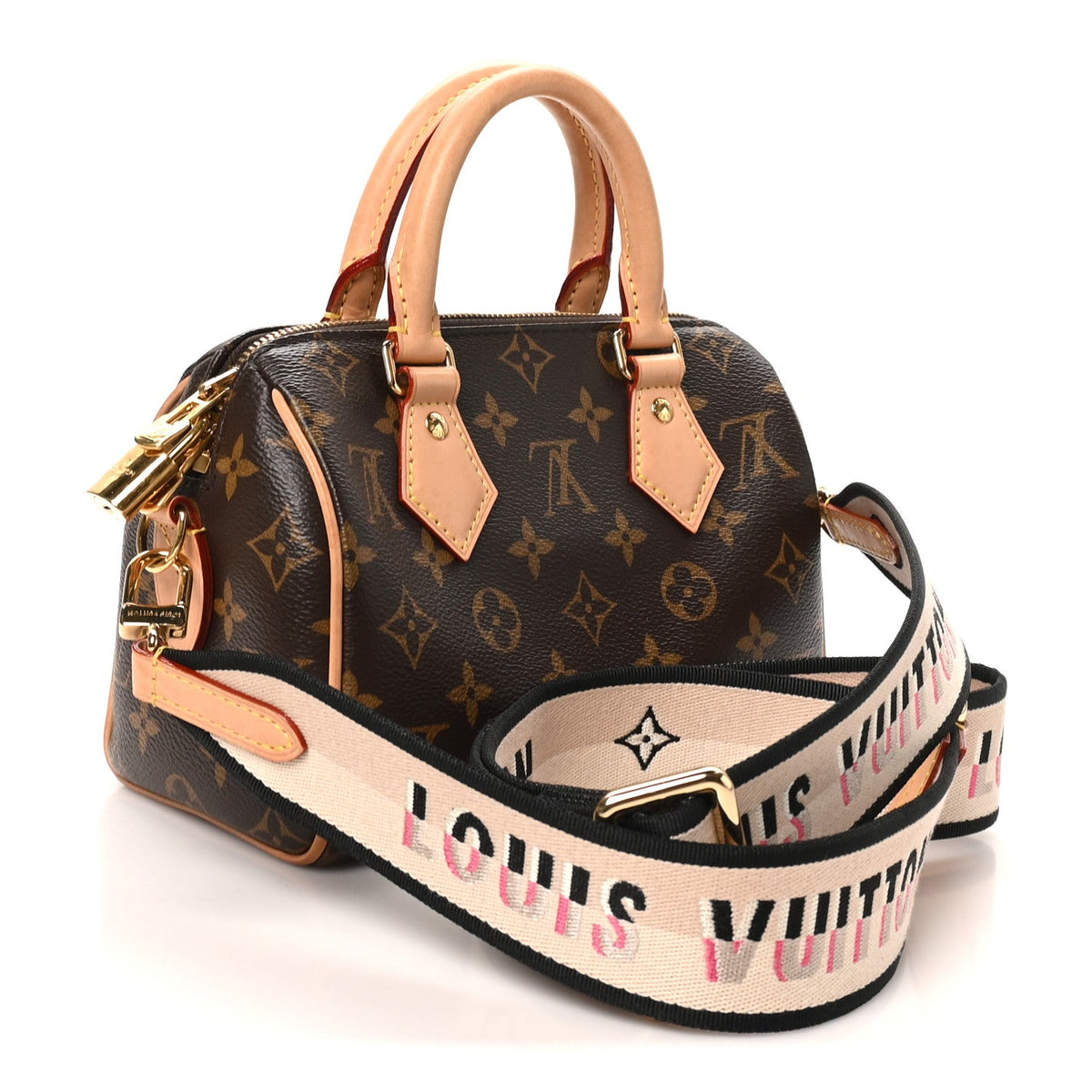 Monogram Speedy Bandouliere 20 Black