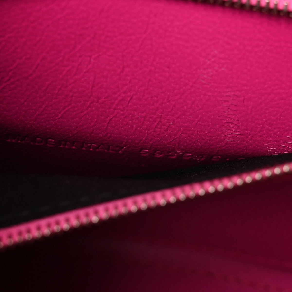 Shiny Box Calfskin Small Hourglass Top Handle Bag Acid Fuchsia