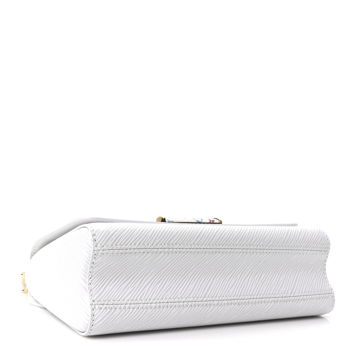 LV X TM Epi Twist MM Slim Shoulder Bag White