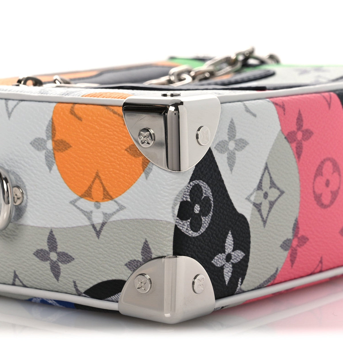 Monogram Patchwork Mini Soft Trunk Multicolor
