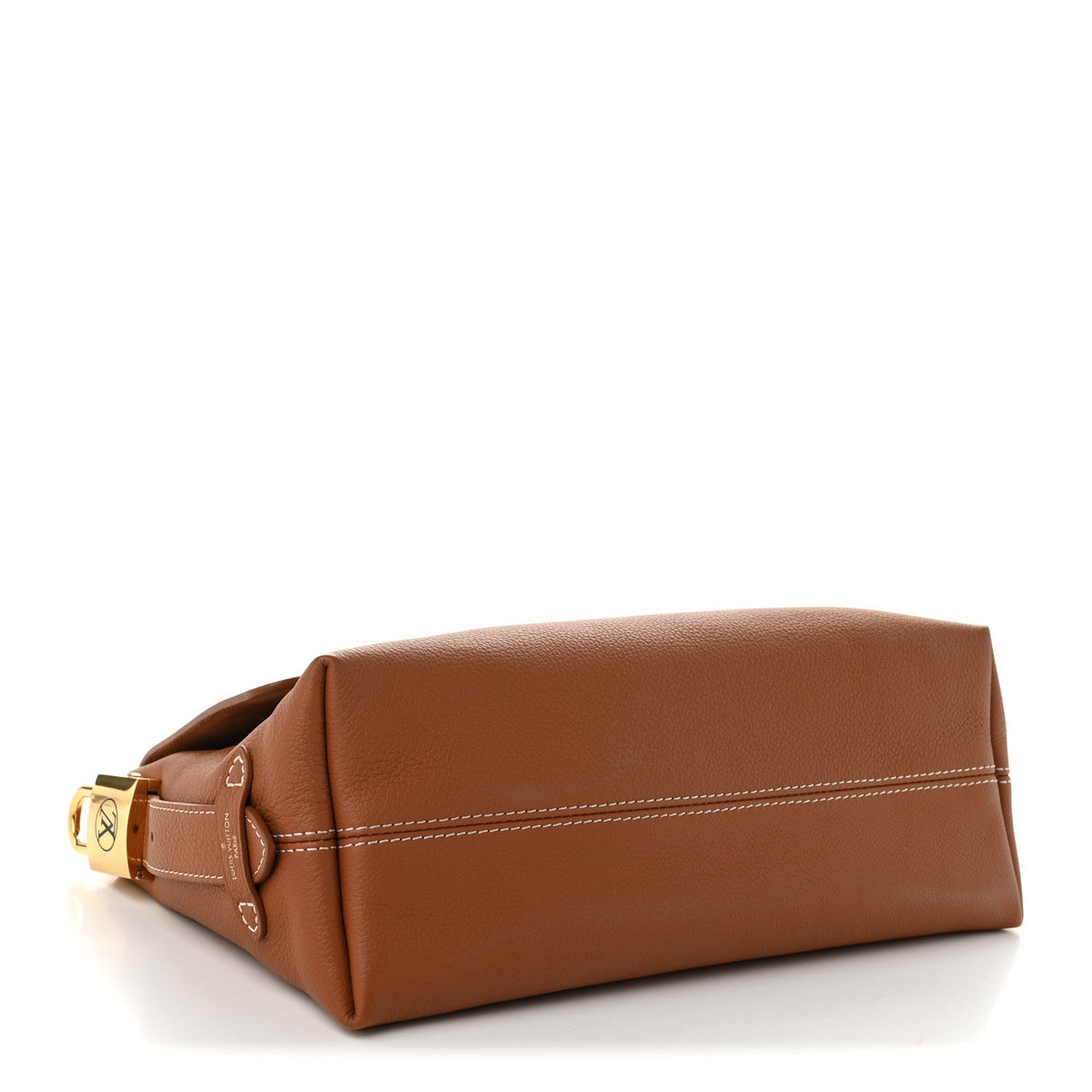 Grained Calfskin Low Key Messenger Cognac