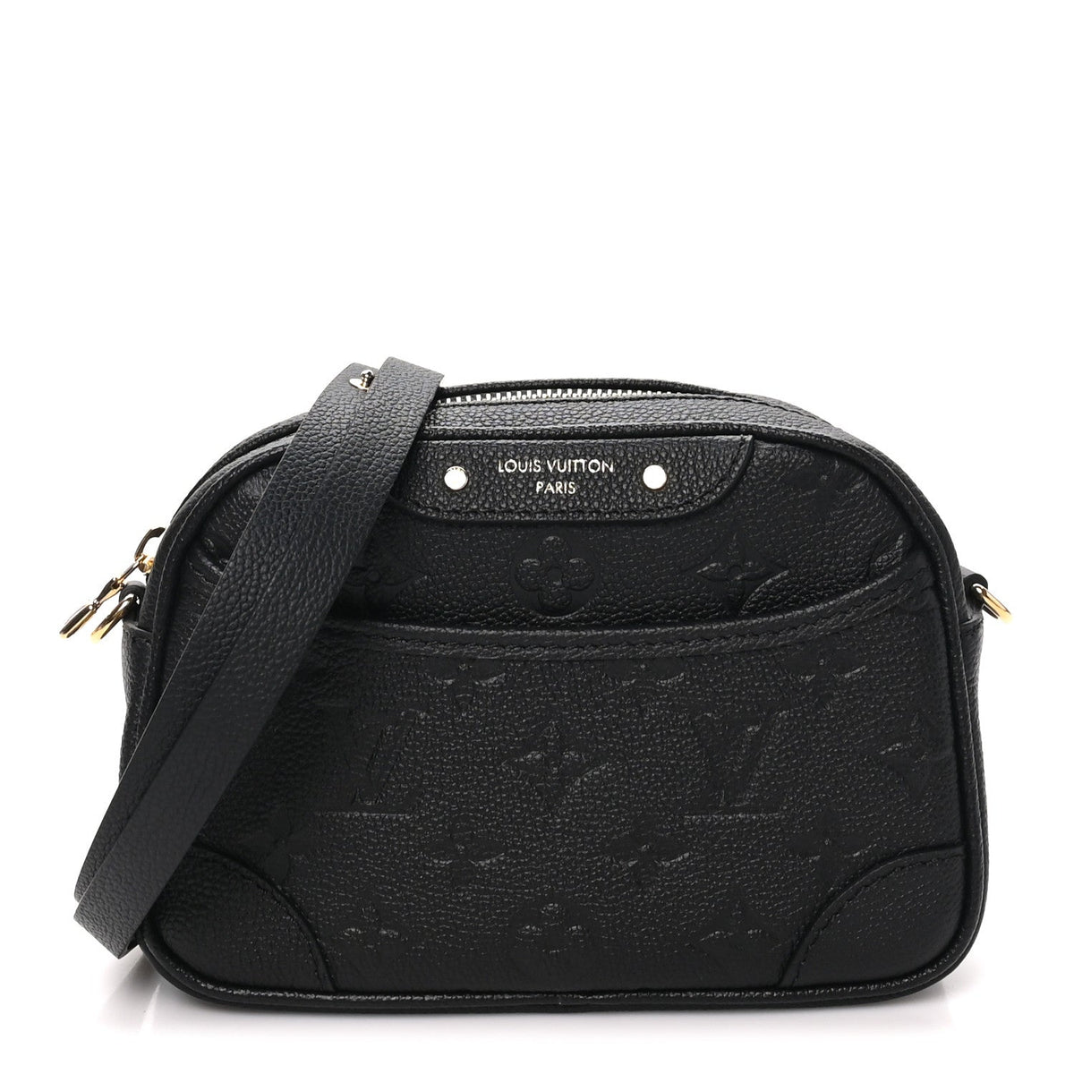 Empreinte Monogram Tiny Camera Bag Black