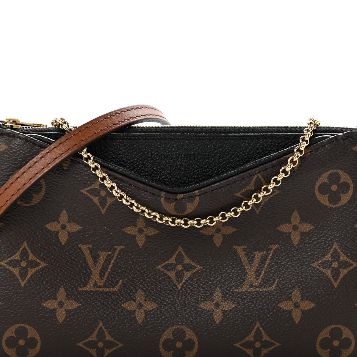 Monogram Pallas Clutch Black