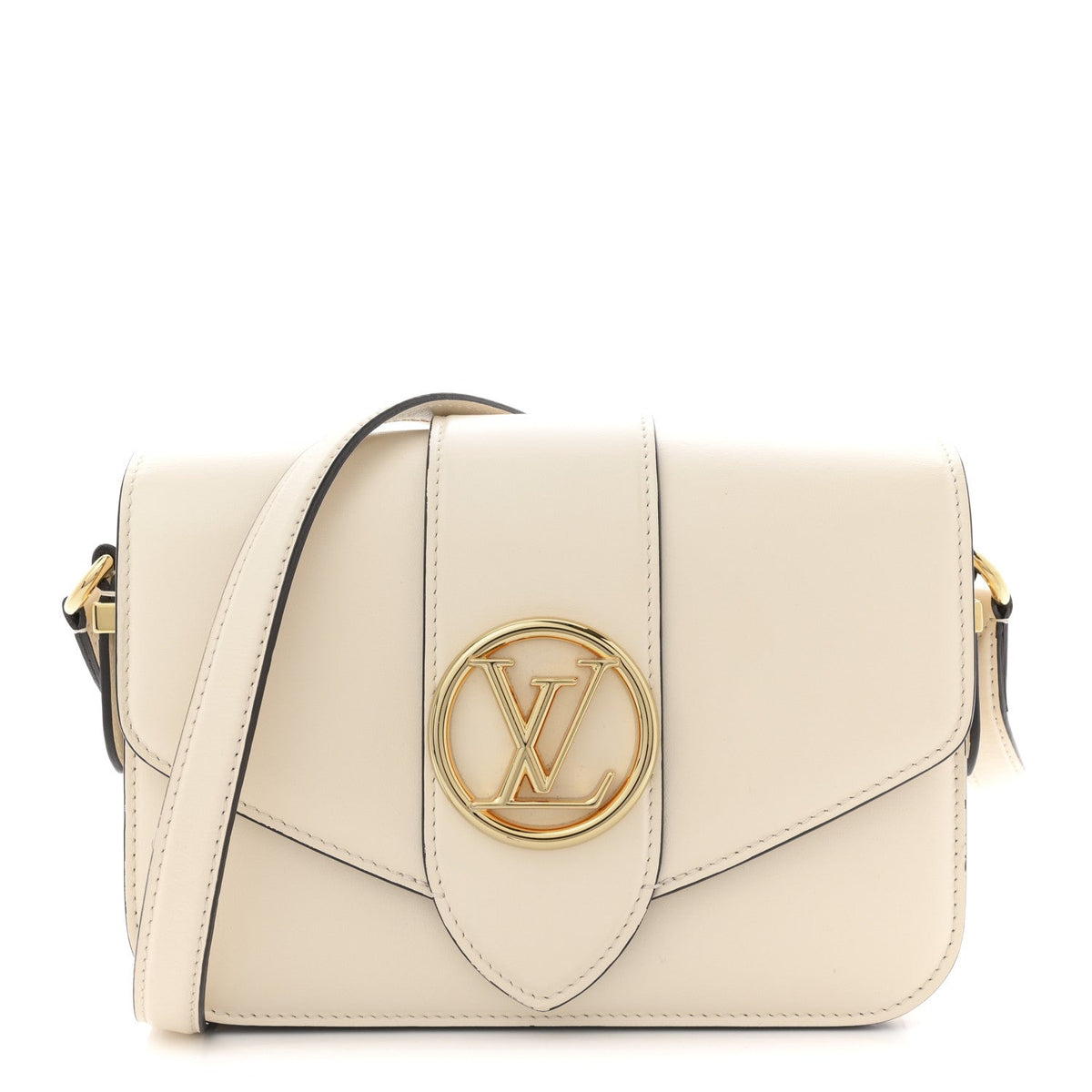 Smooth Calfskin LV Pont 9 Cream