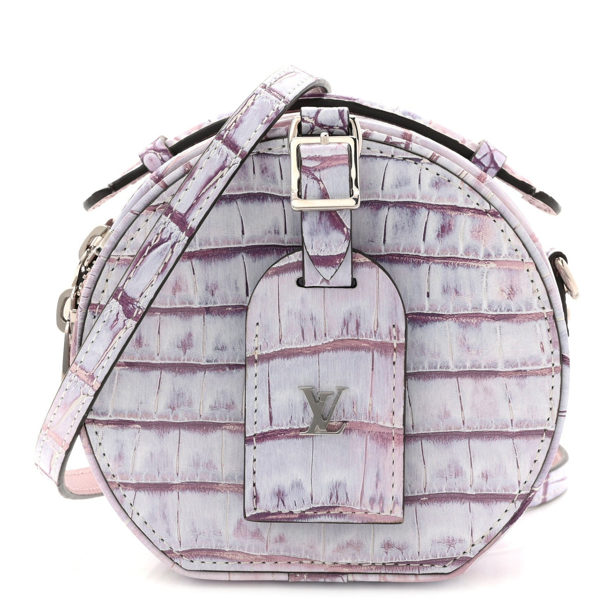 Crocodile Mini Boite Chapeau Light Purple