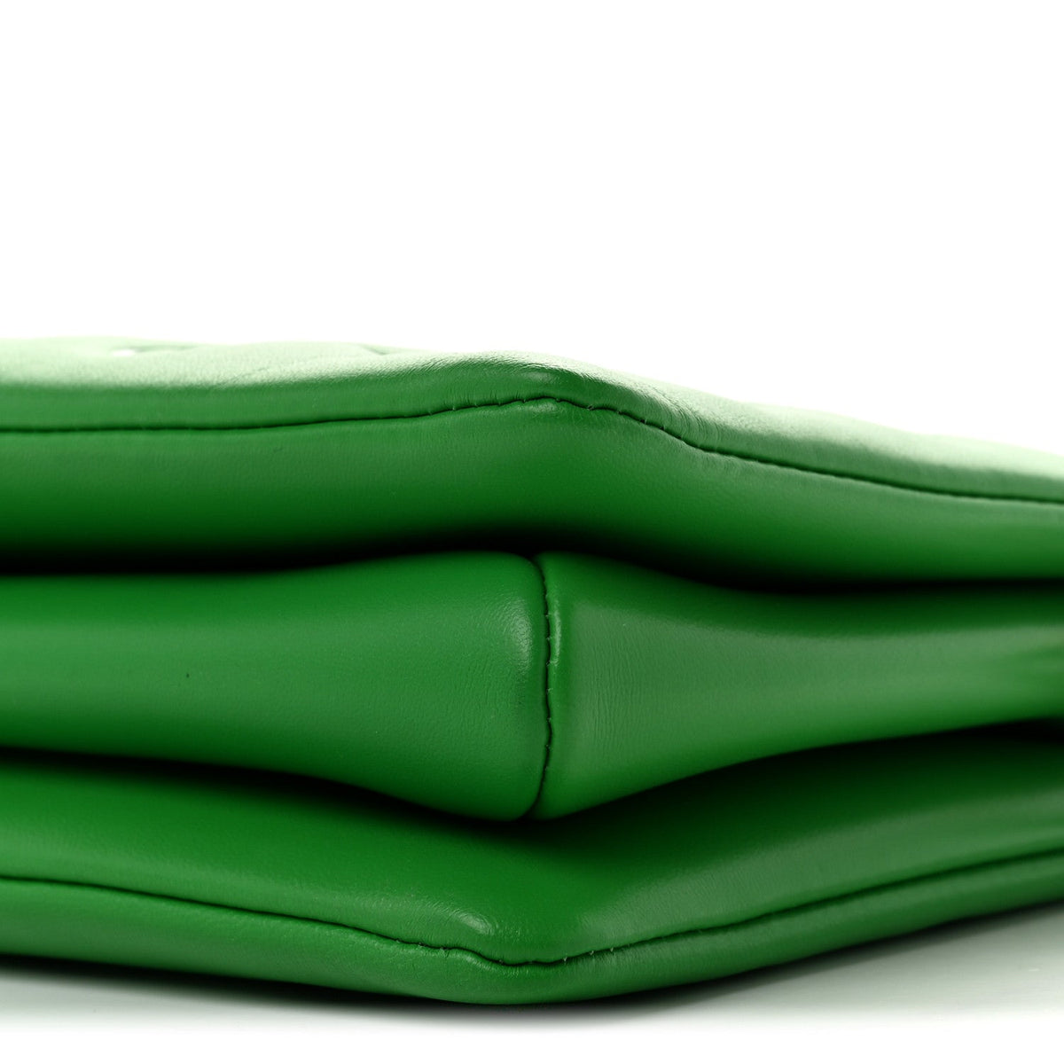Lambskin Embossed Monogram LV Match Coussin PM Green White