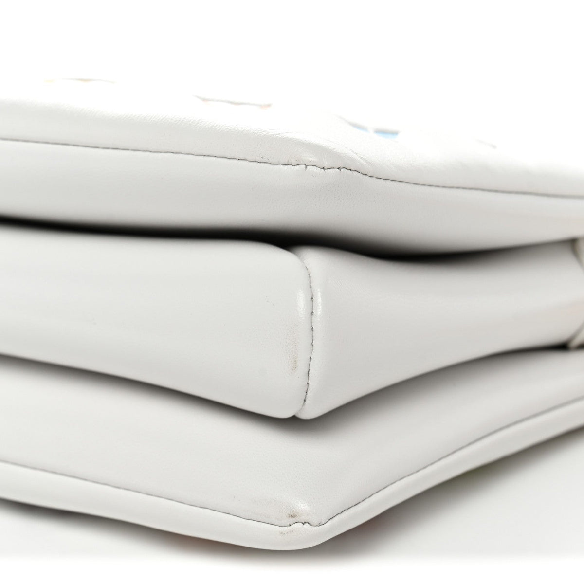 LV x TM Lambskin Embossed Monogram Coussin PM White Multicolor