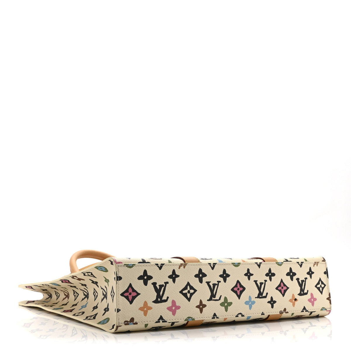 Monogram Craggy Sac Plat Vanilla