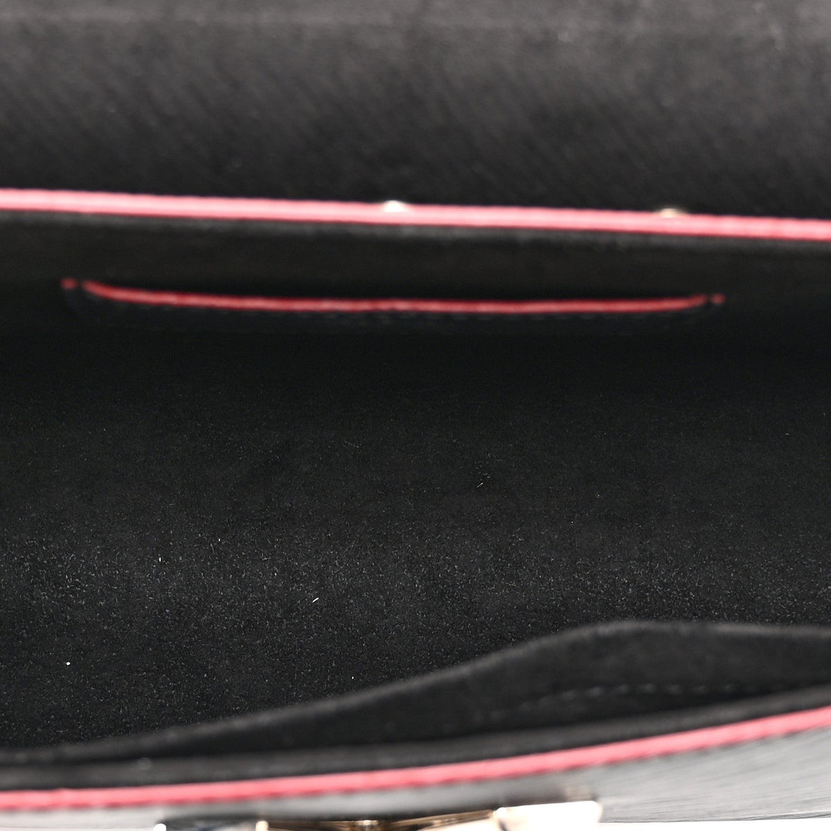 Epi Studded Twist Shoulder Bag MM Black