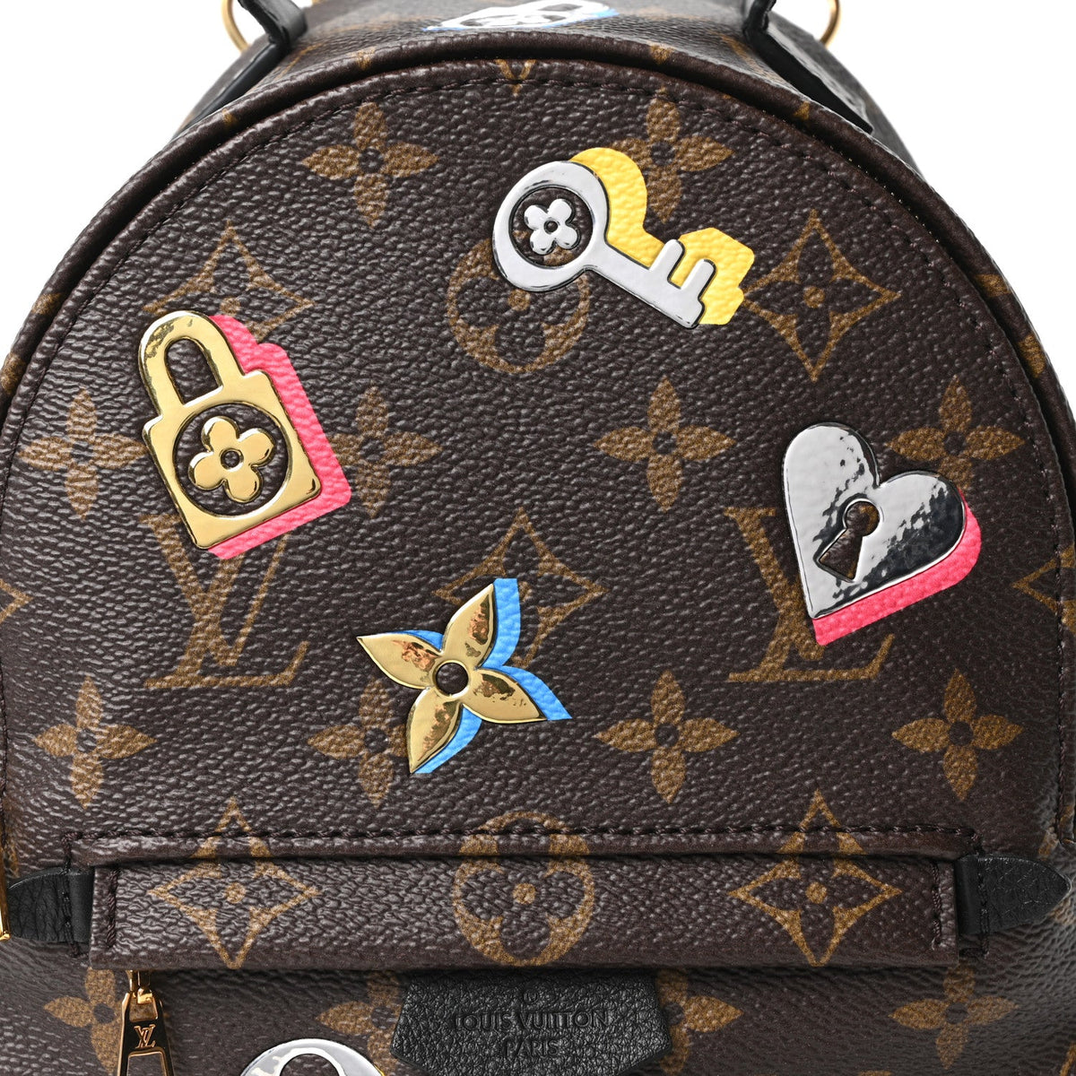 Monogram Love Lock Palm Springs Backpack Mini