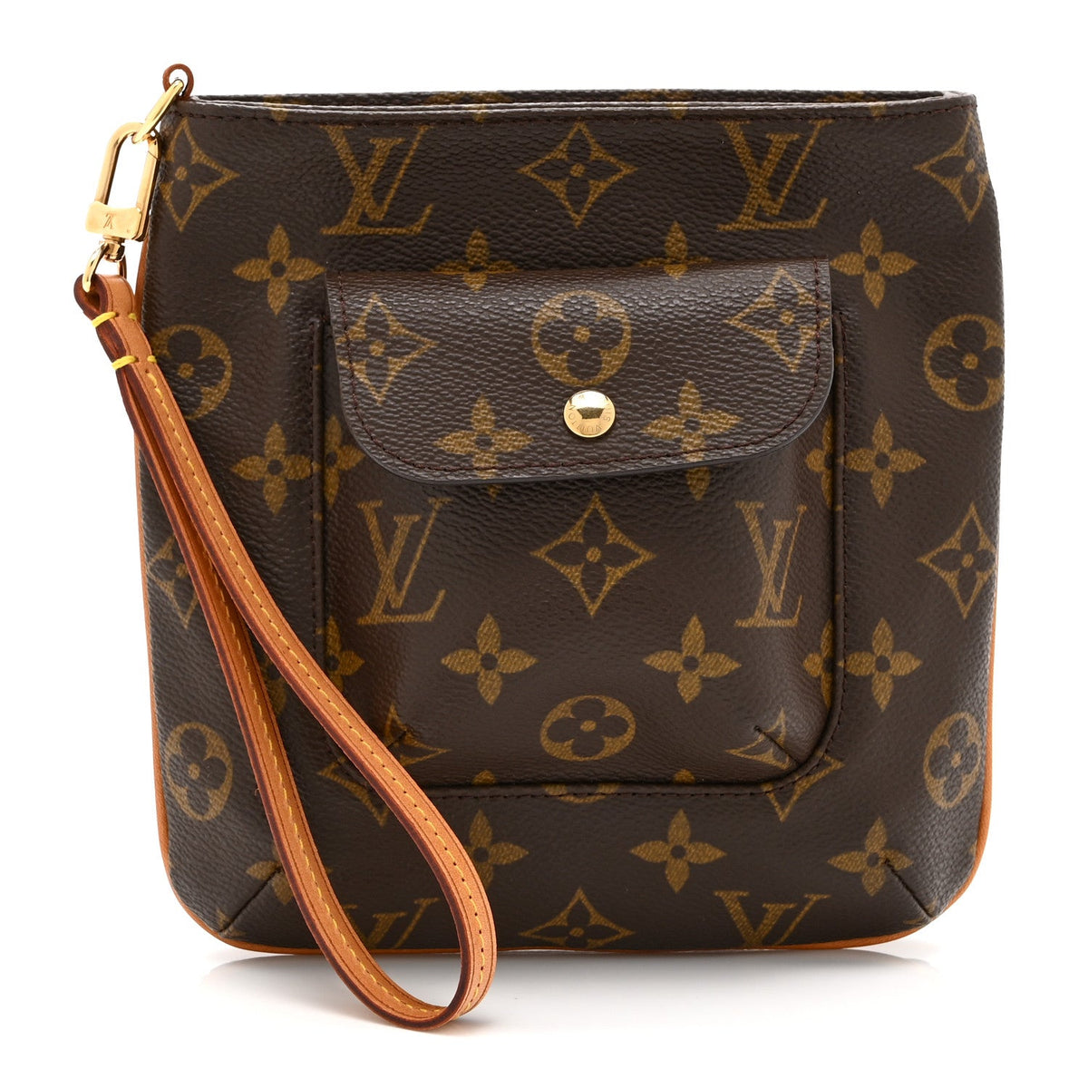 Monogram Partition Wristlet