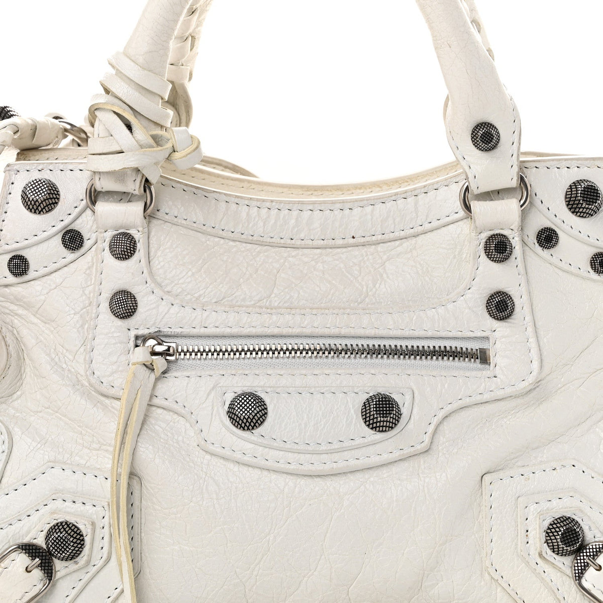 Agneau Arena Neo Cagole Handbag XS Optic White Optic White