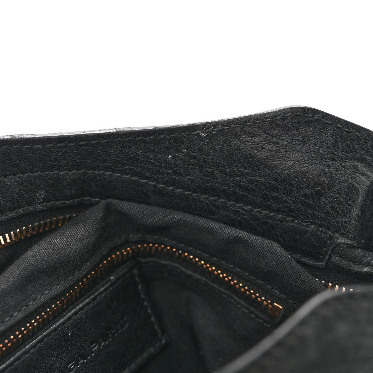 Agneau Giant 12 Rose Gold Hardware Town Black