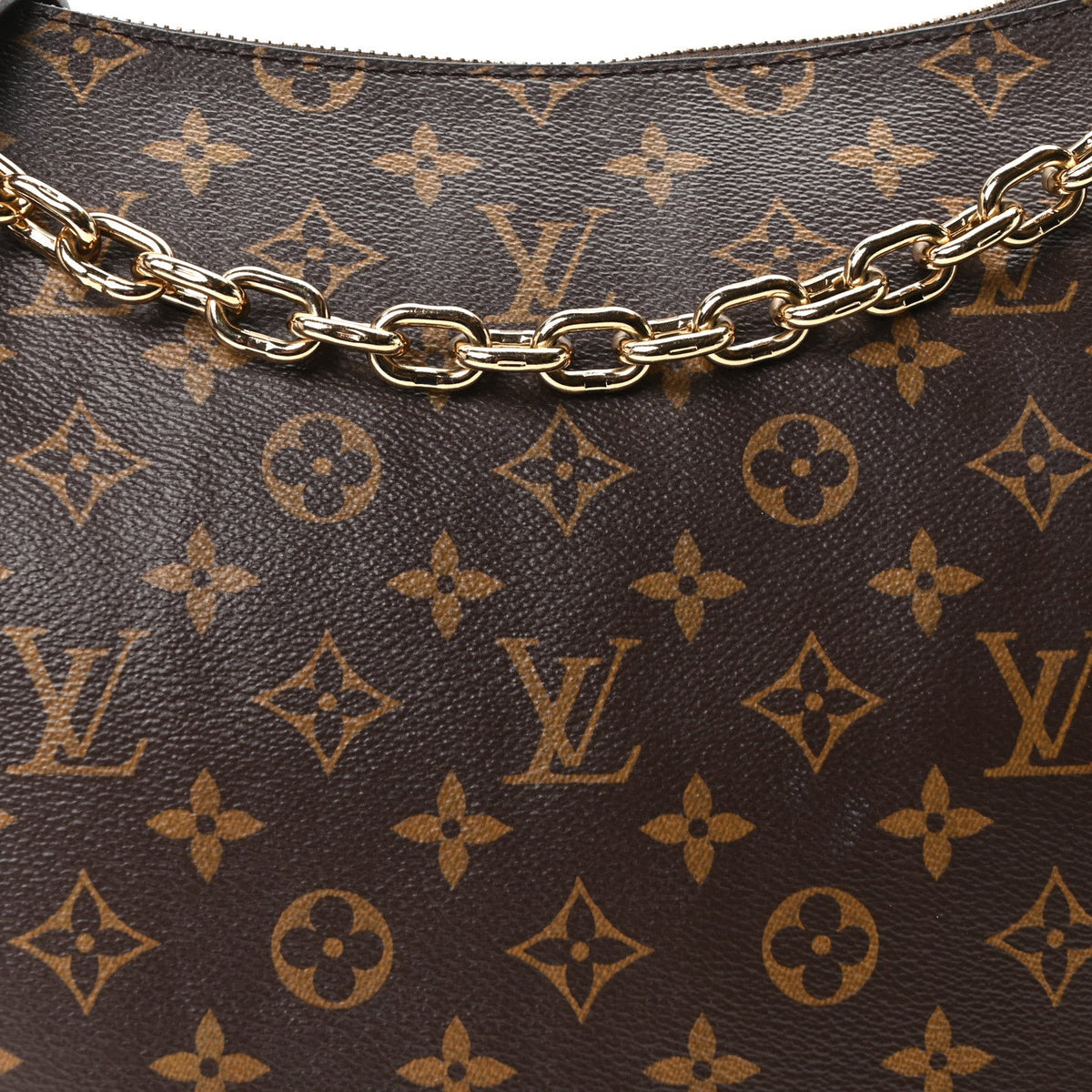 Reverse Monogram Loop Hobo