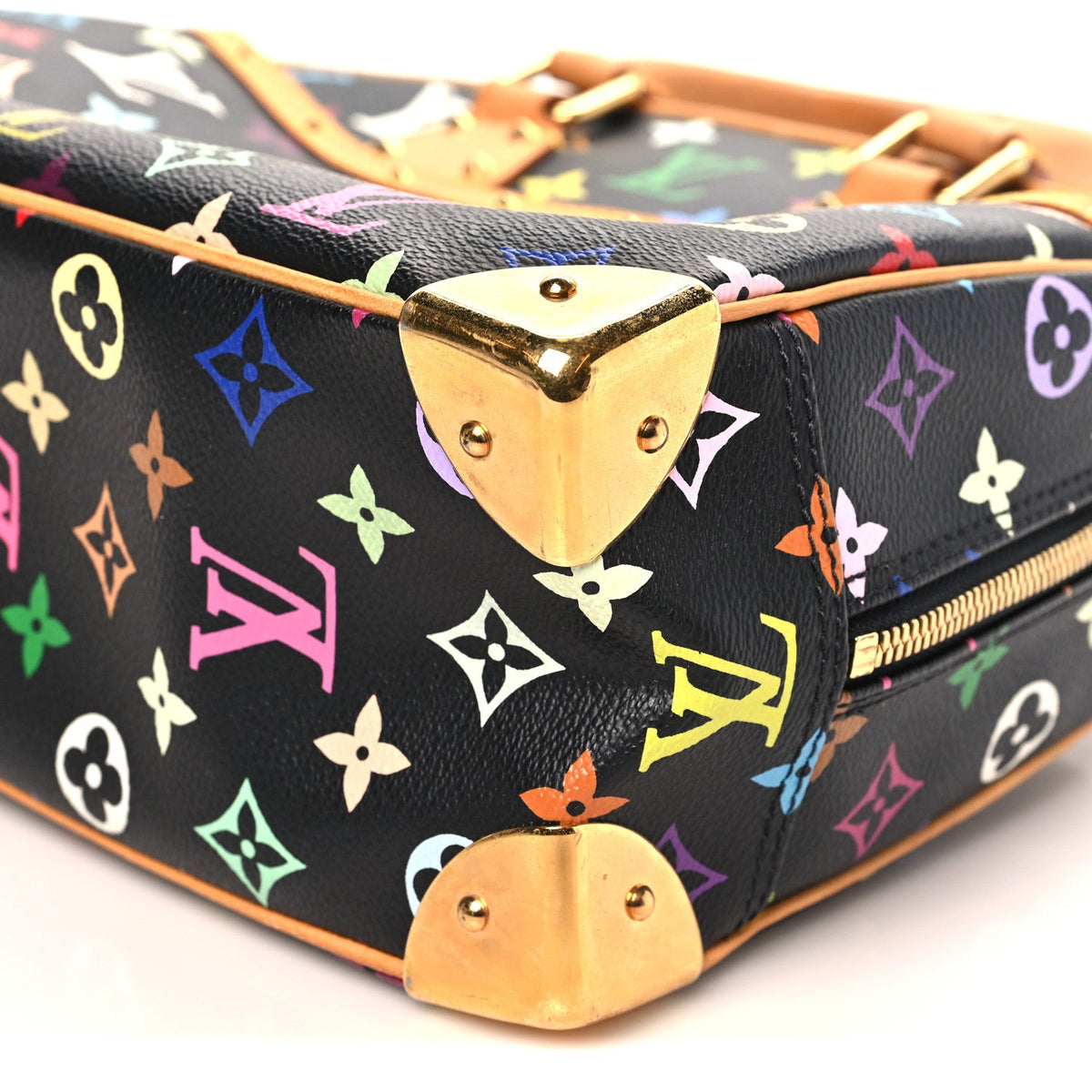 Monogram Multicolor Trouville Black