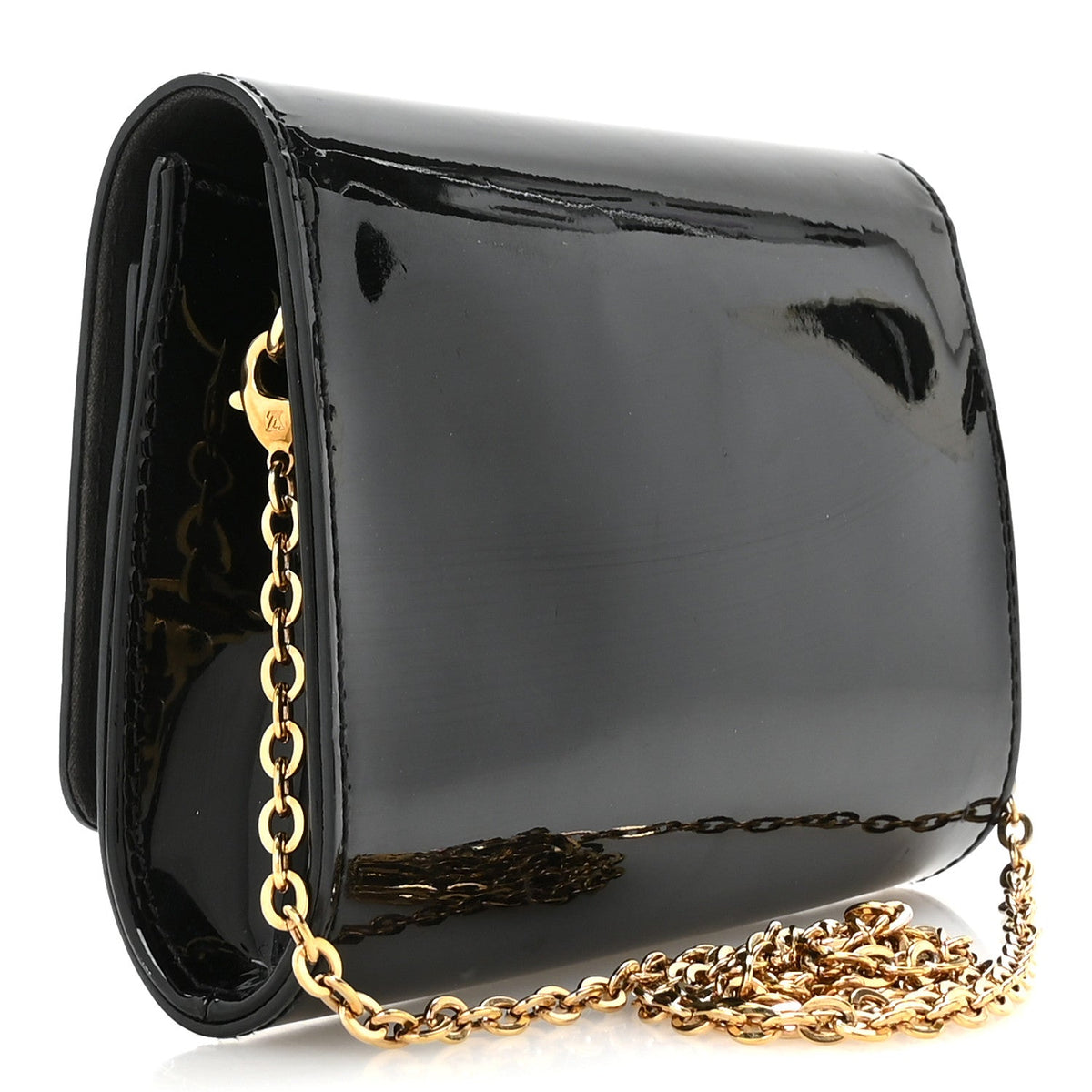 Patent Louise PM Chain Clutch Black