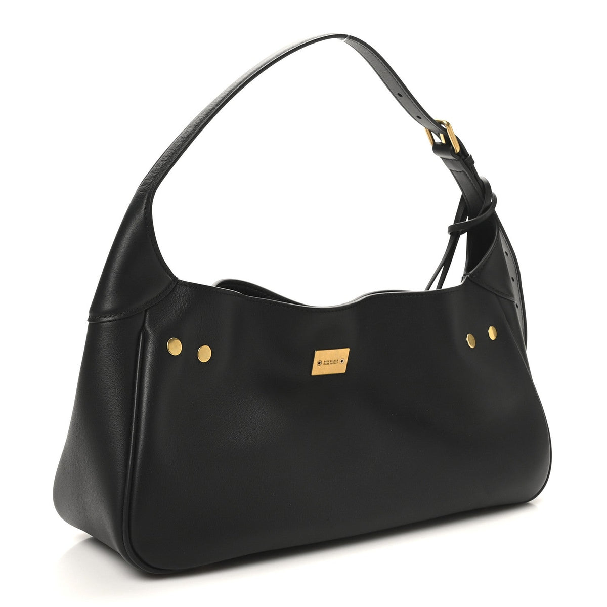 Smooth Calfskin Small Bel Air Shoulder Bag Black