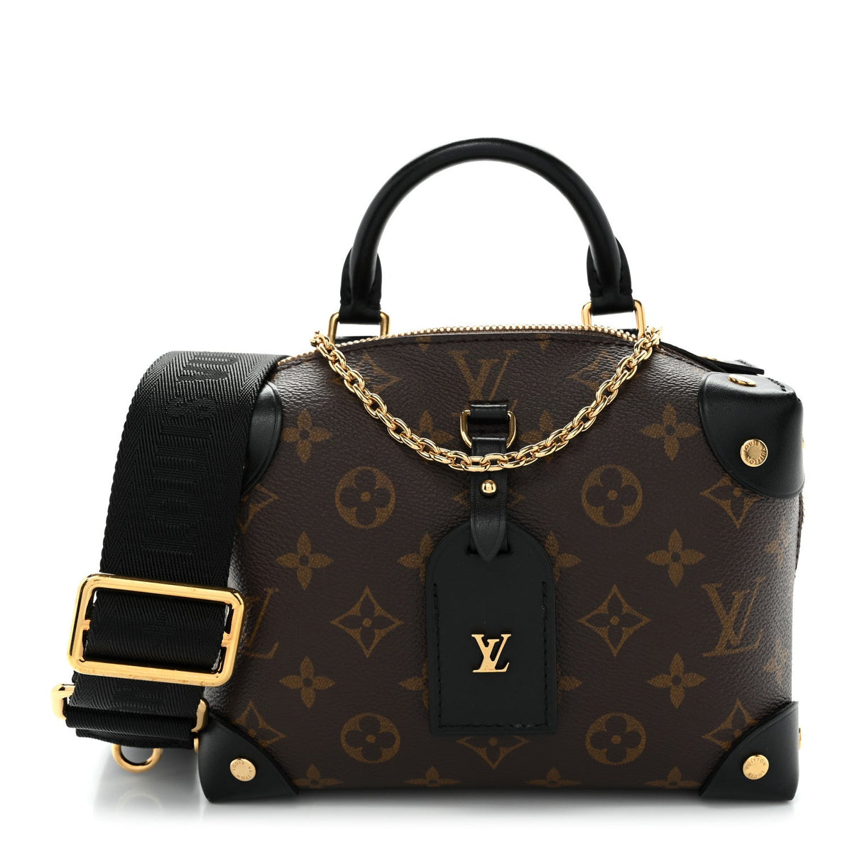 Monogram Petite Malle Souple Black