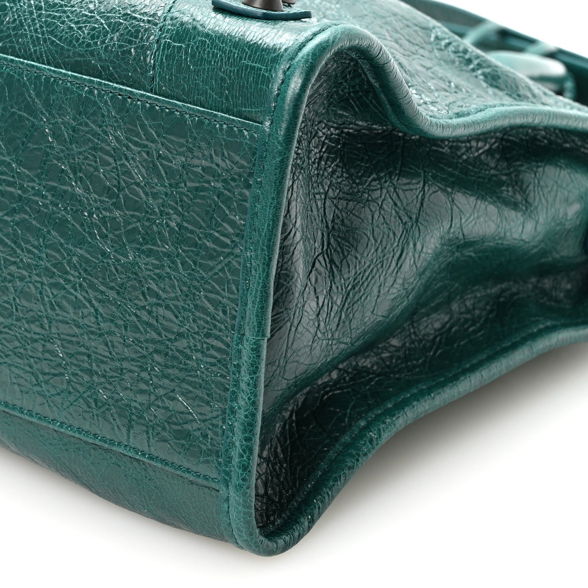 Agneau Arena Classic Hardware Medium Le City Dark Emerald