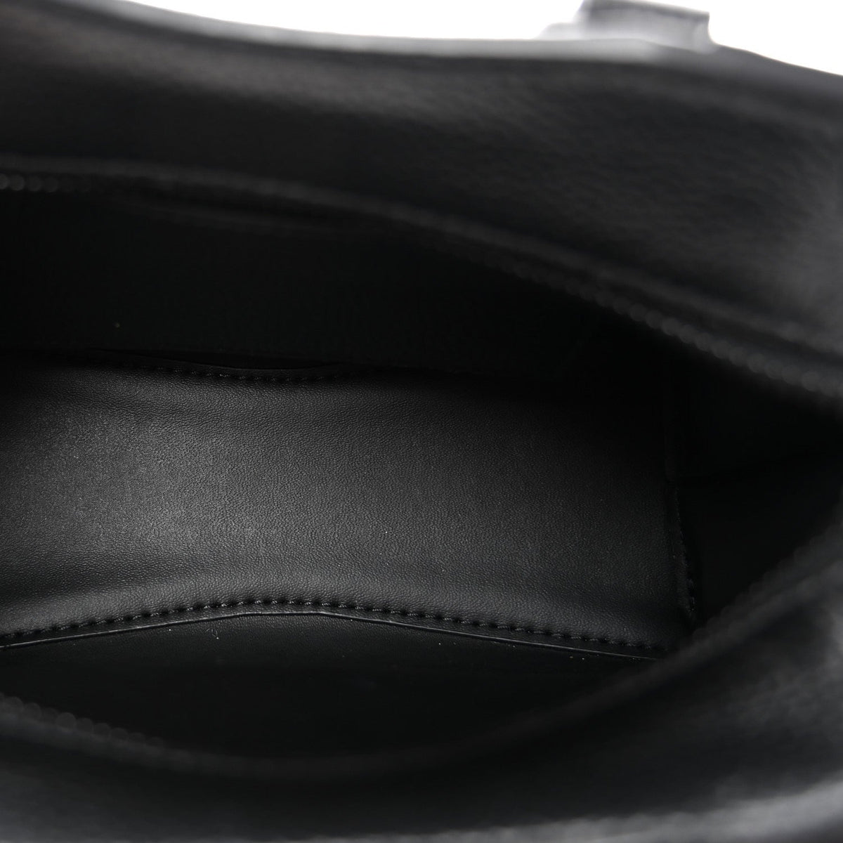 Grained Calfskin Neo Classic Black Hardware Nano City Crossbody Black