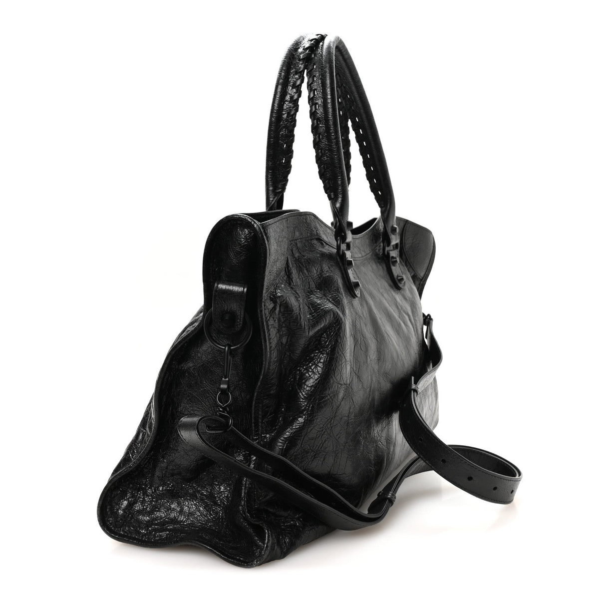 Agneau Arena Matte Hardware Large Le City Black
