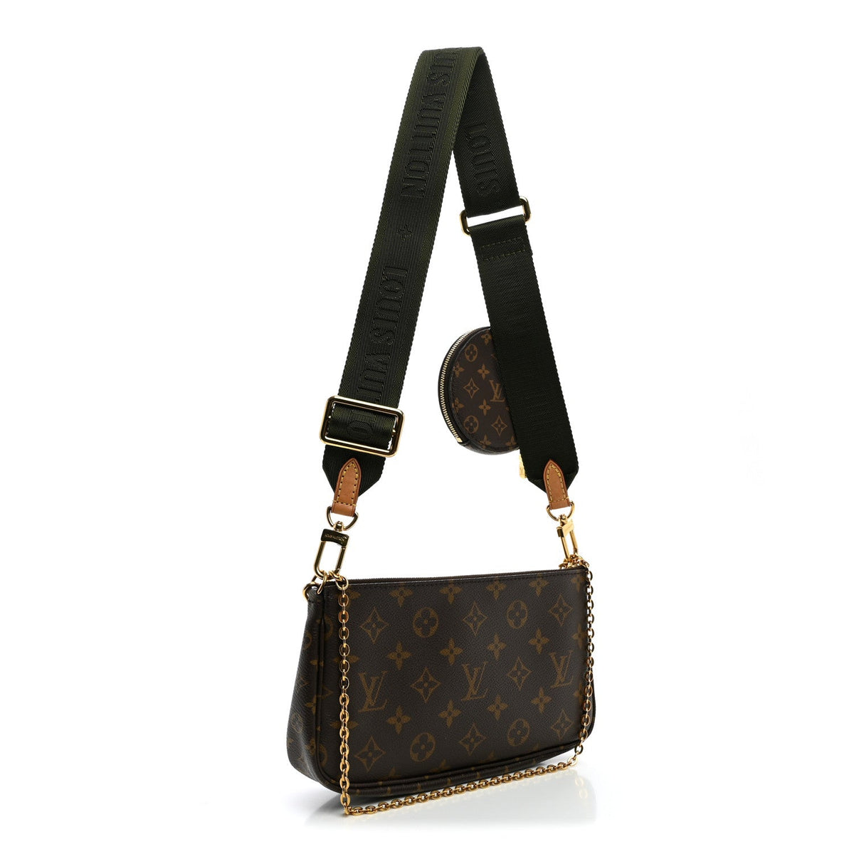 Monogram Multi Pochette Accessories Kaki