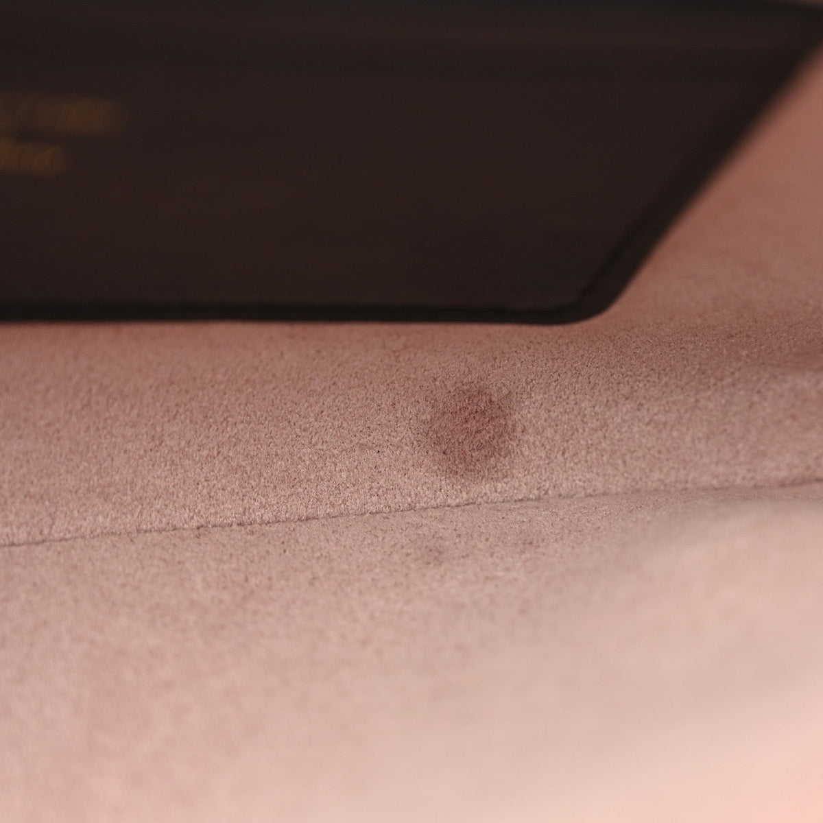 Lambskin Embossed Monogram Pochette Coussin Black