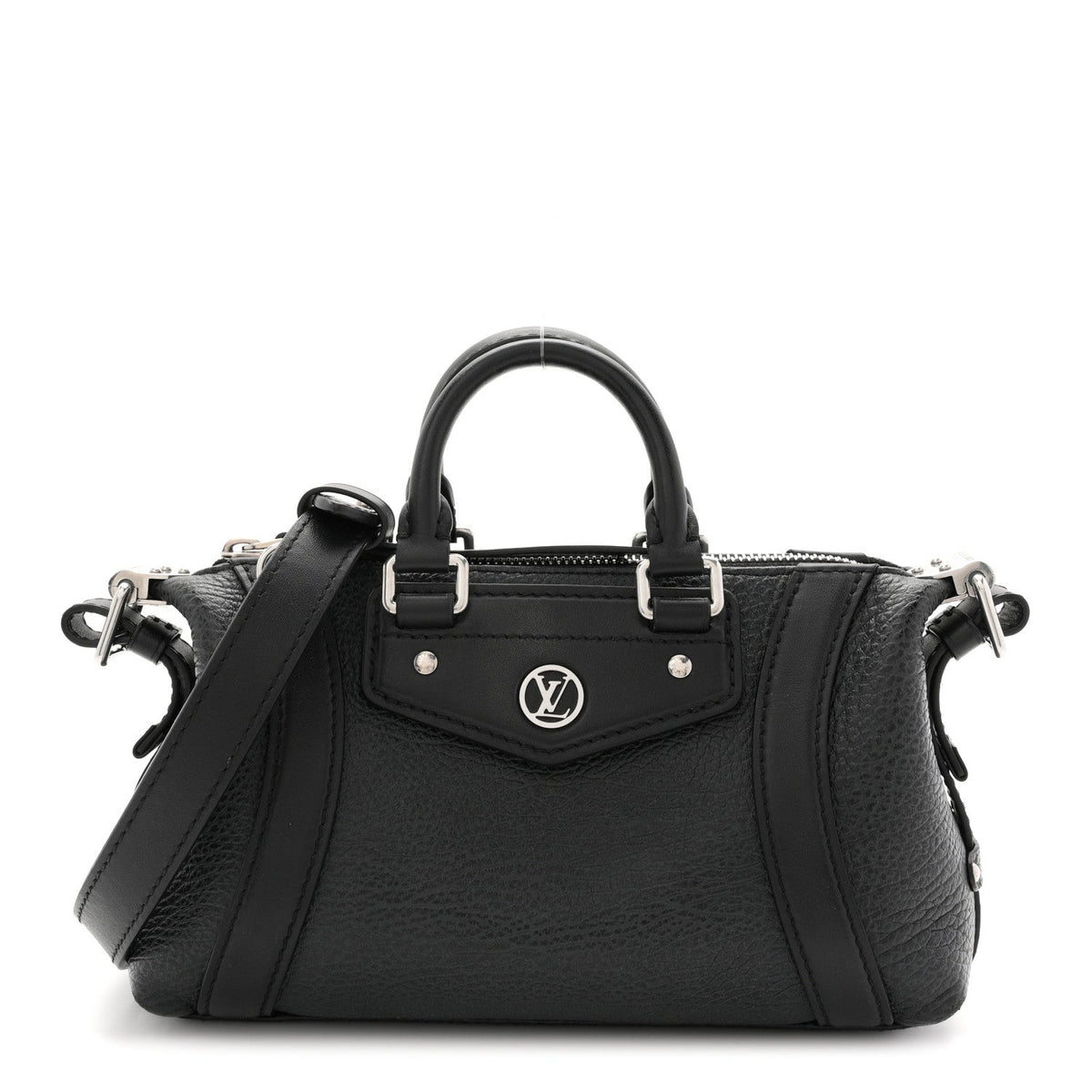 Calfskin Nano Biker Black