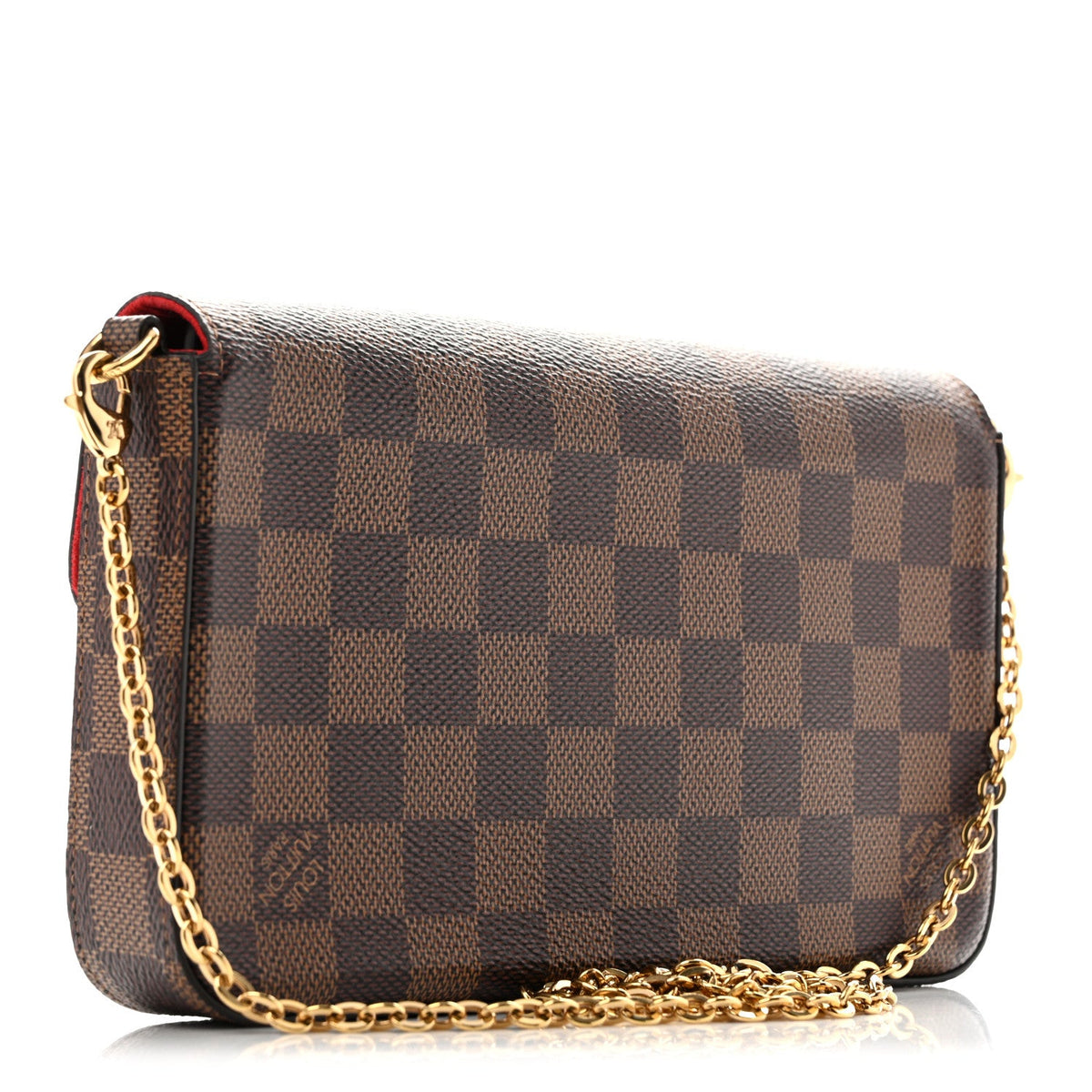 Damier Ebene Pochette Felicie Chain Wallet
