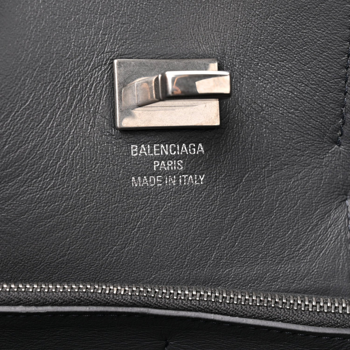 Smooth Calfskin Medium Bel Air Carry All Bag Grey