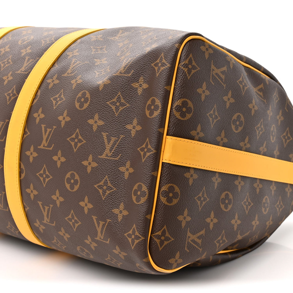 Monogram Macassar Keepall Bandouliere 50 Safran Yellow