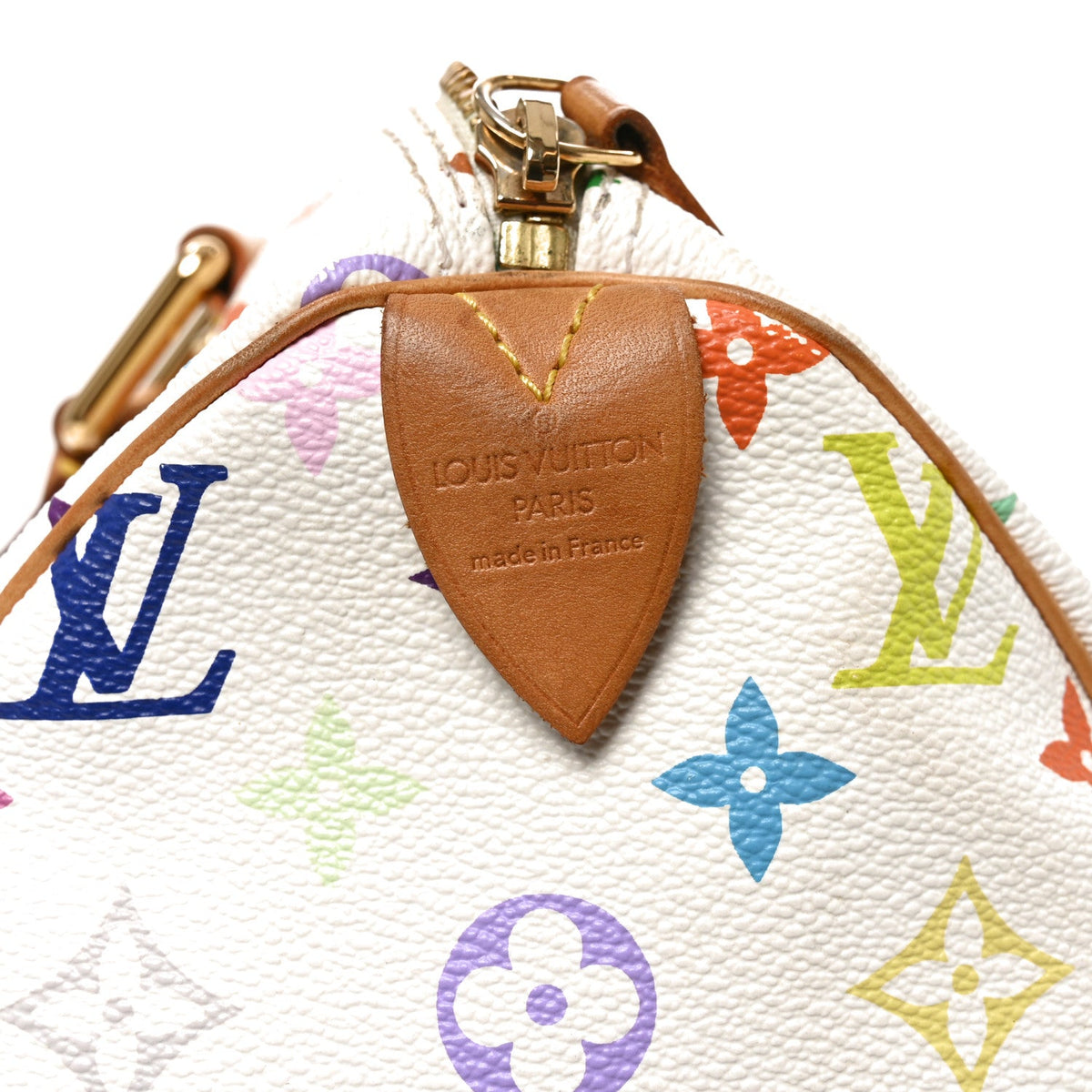 Monogram Multicolor Speedy 30 White