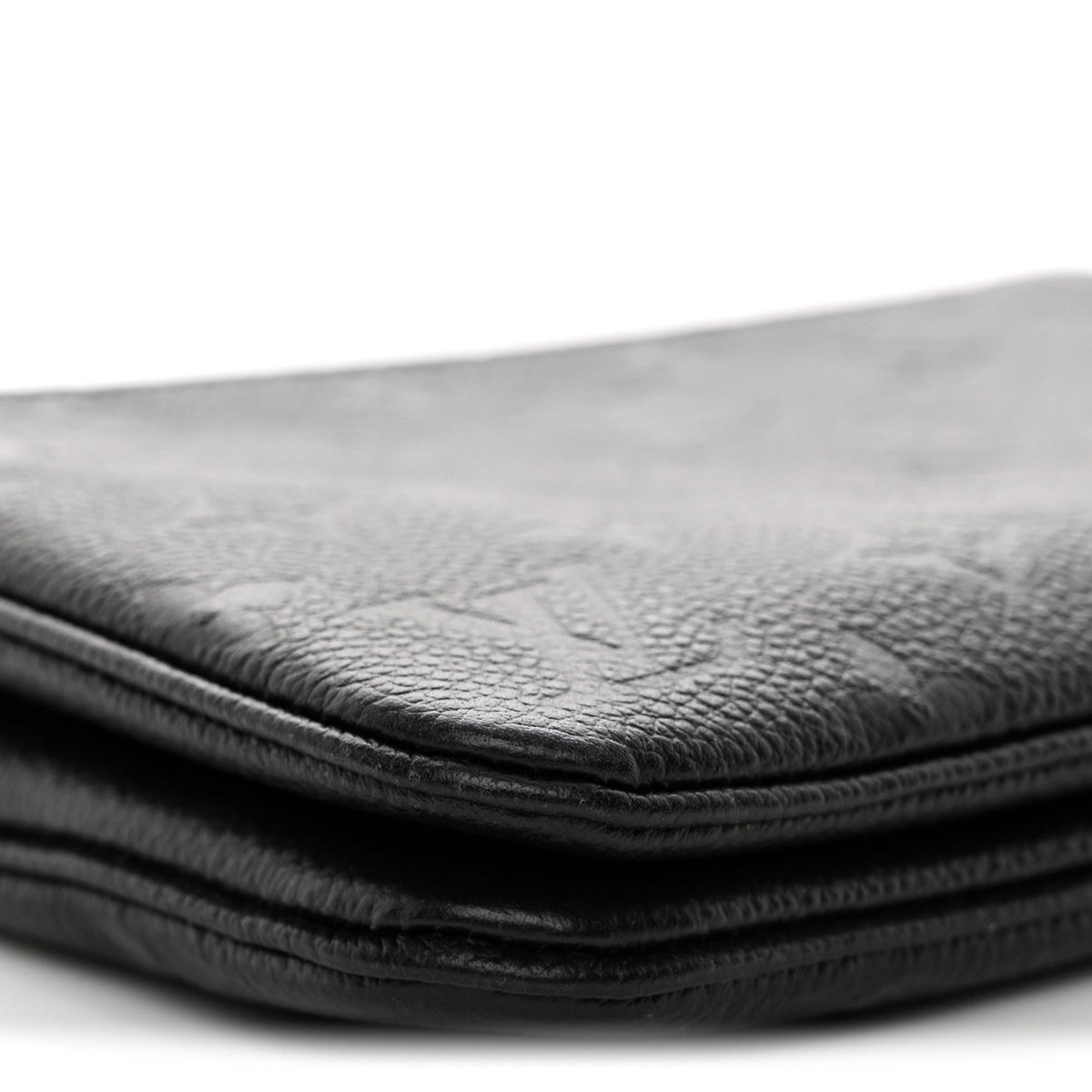 Empreinte Double Zip Pochette Black
