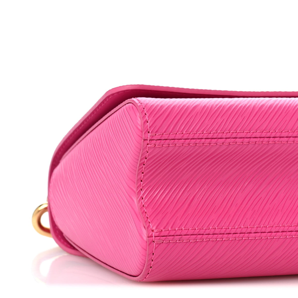 Epi Twist Braided Chain Shoulder Bag PM Rose Miami Pink