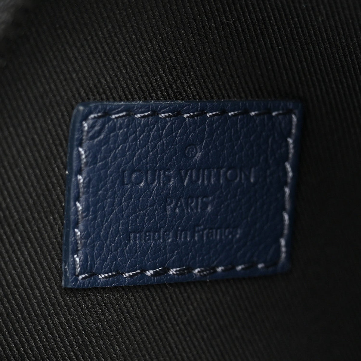 Monogram Shadow Duo Slingbag Navy River Blue
