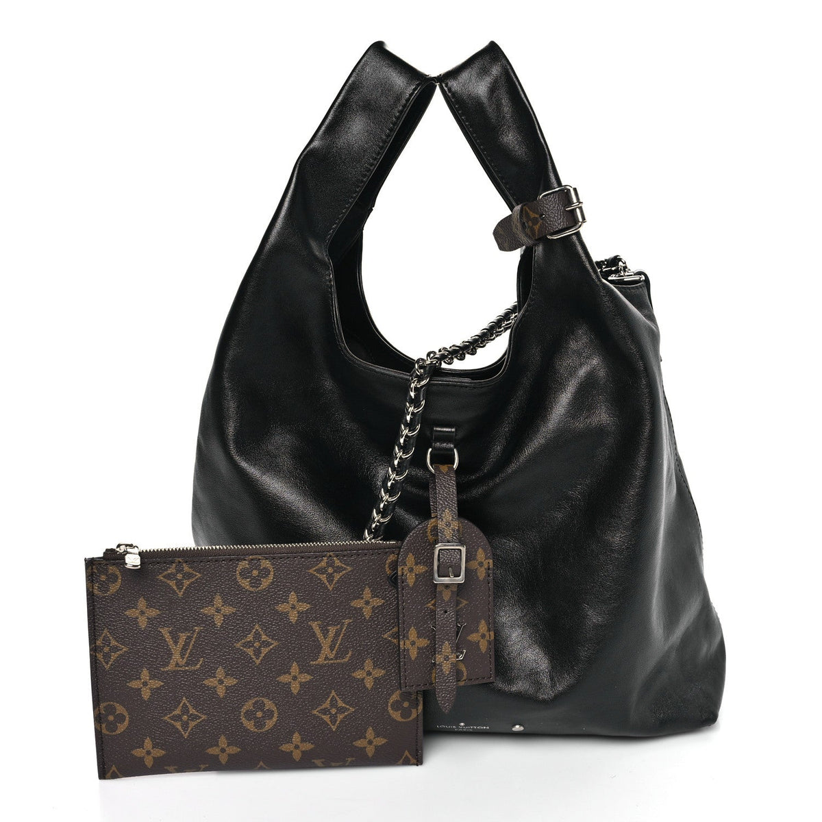 Calfskin Monogram Atlantis Vibe MM Black