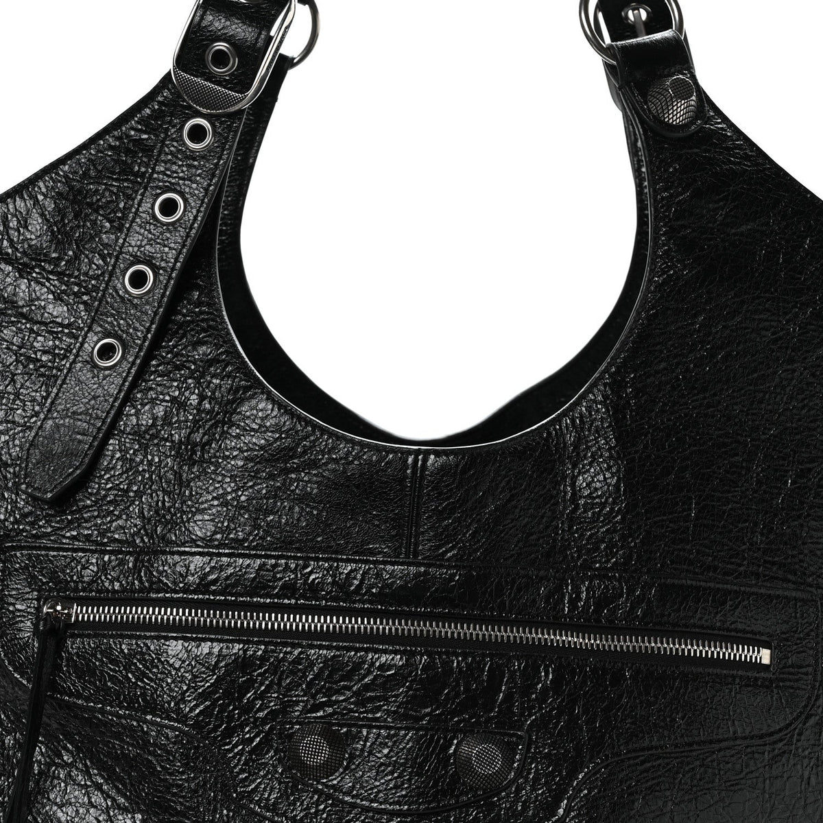 Agneau Arena Large Le Cagole Carry All Bag Black