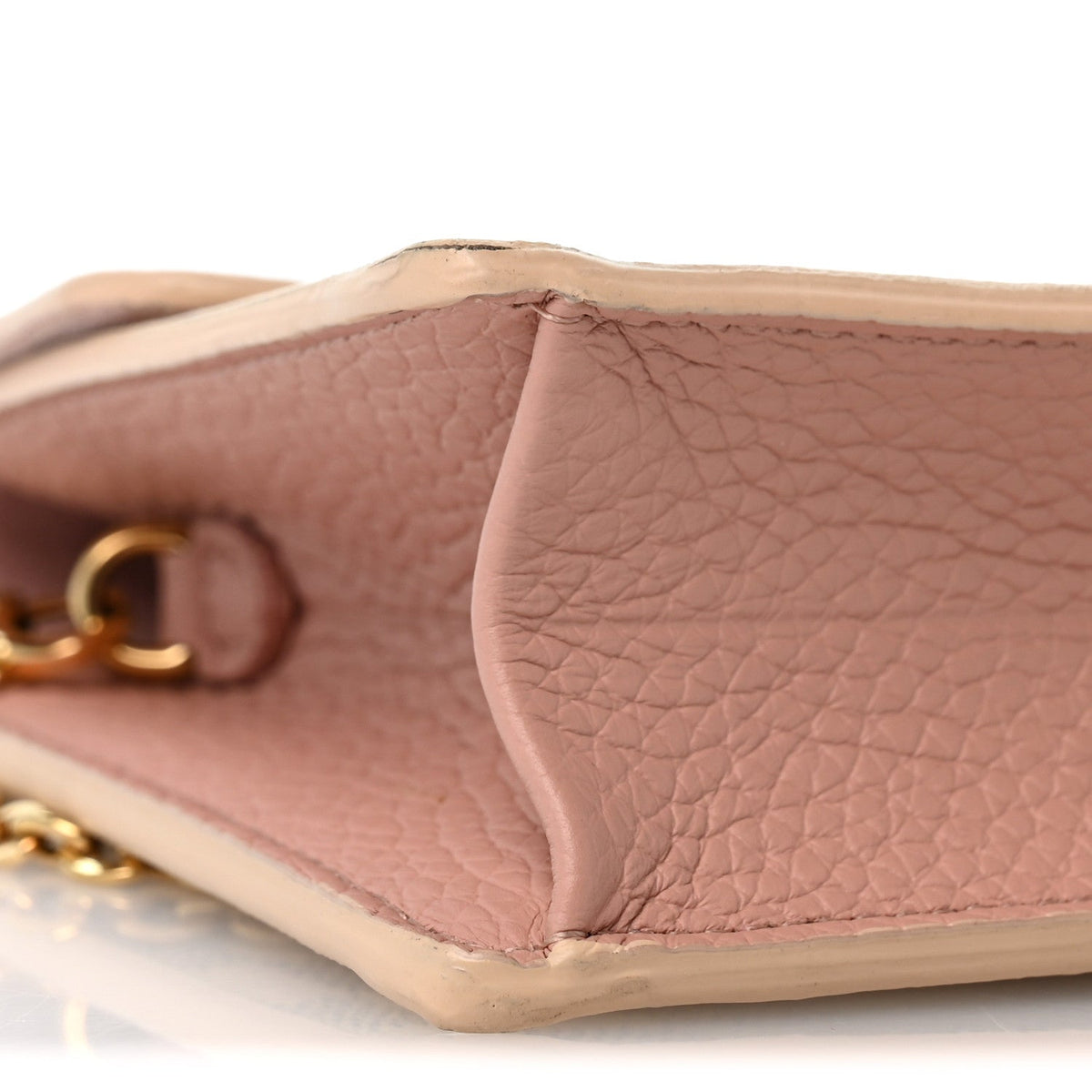 Damier Azur Croisette Chain Wallet Rose Ballerine