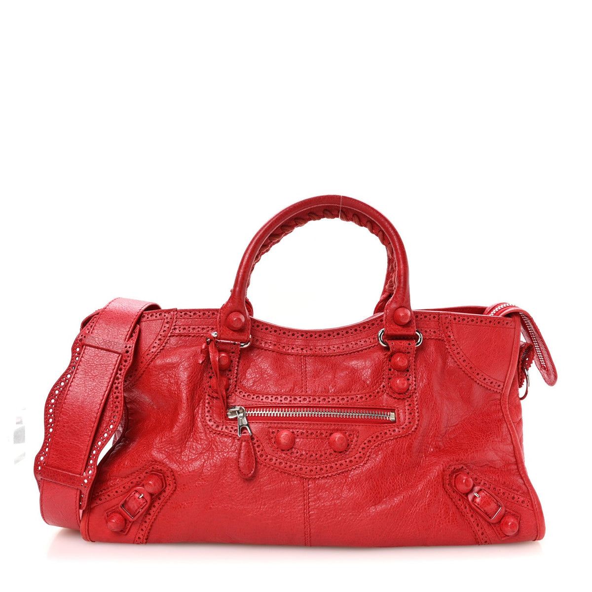 Agneau Giant Brogues Hardware Part Time Coquelicot