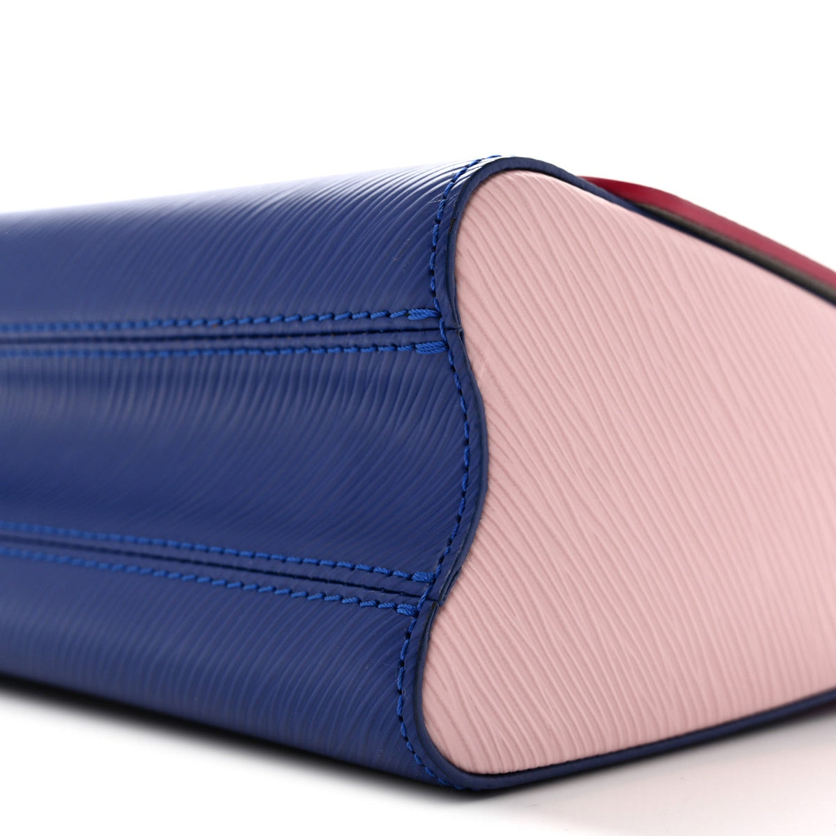 Epi Twist Shoulder Bag MM Pink Blue