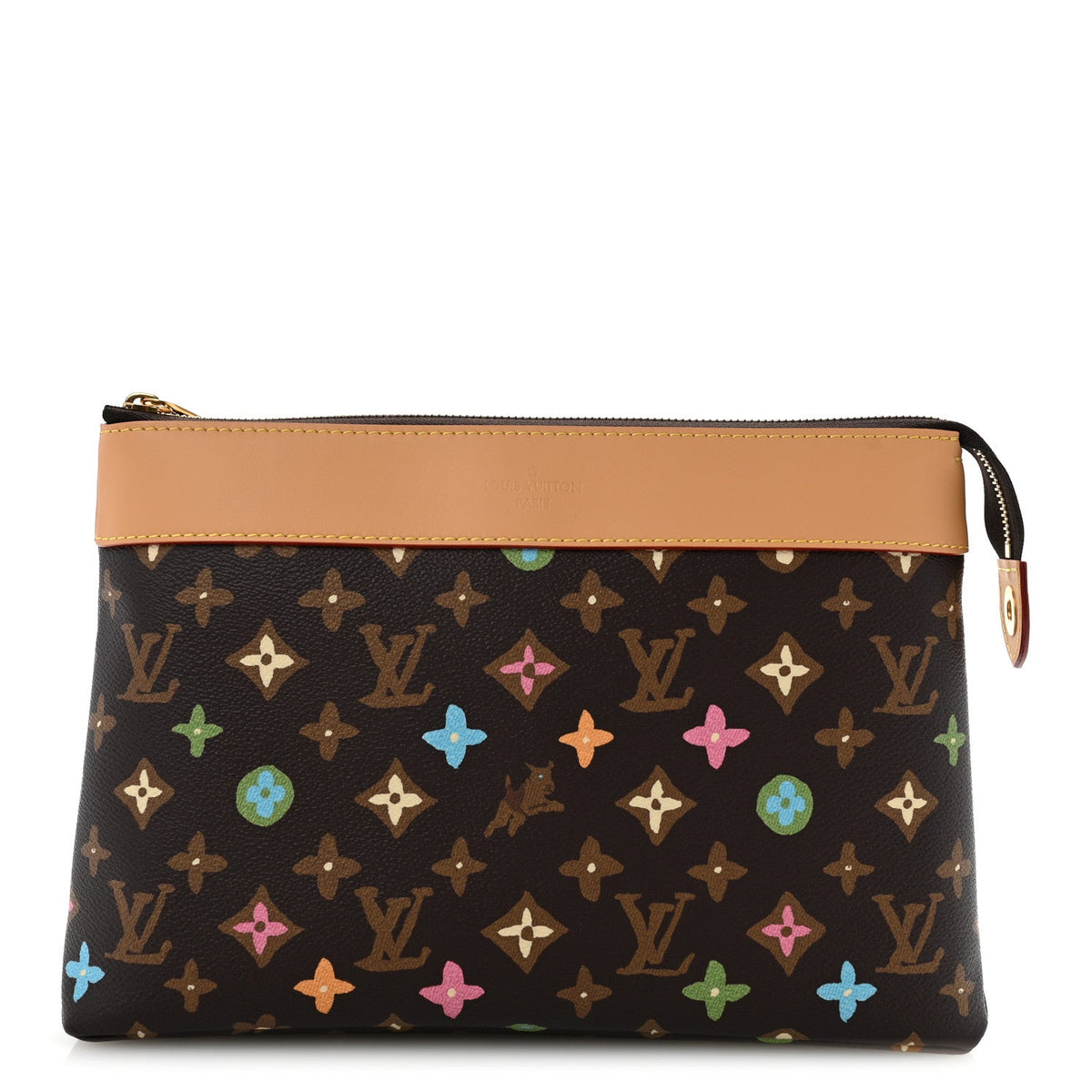 X TYLER THE CREATOR Monogram Craggy Pochette Voyage Souple Chocolate