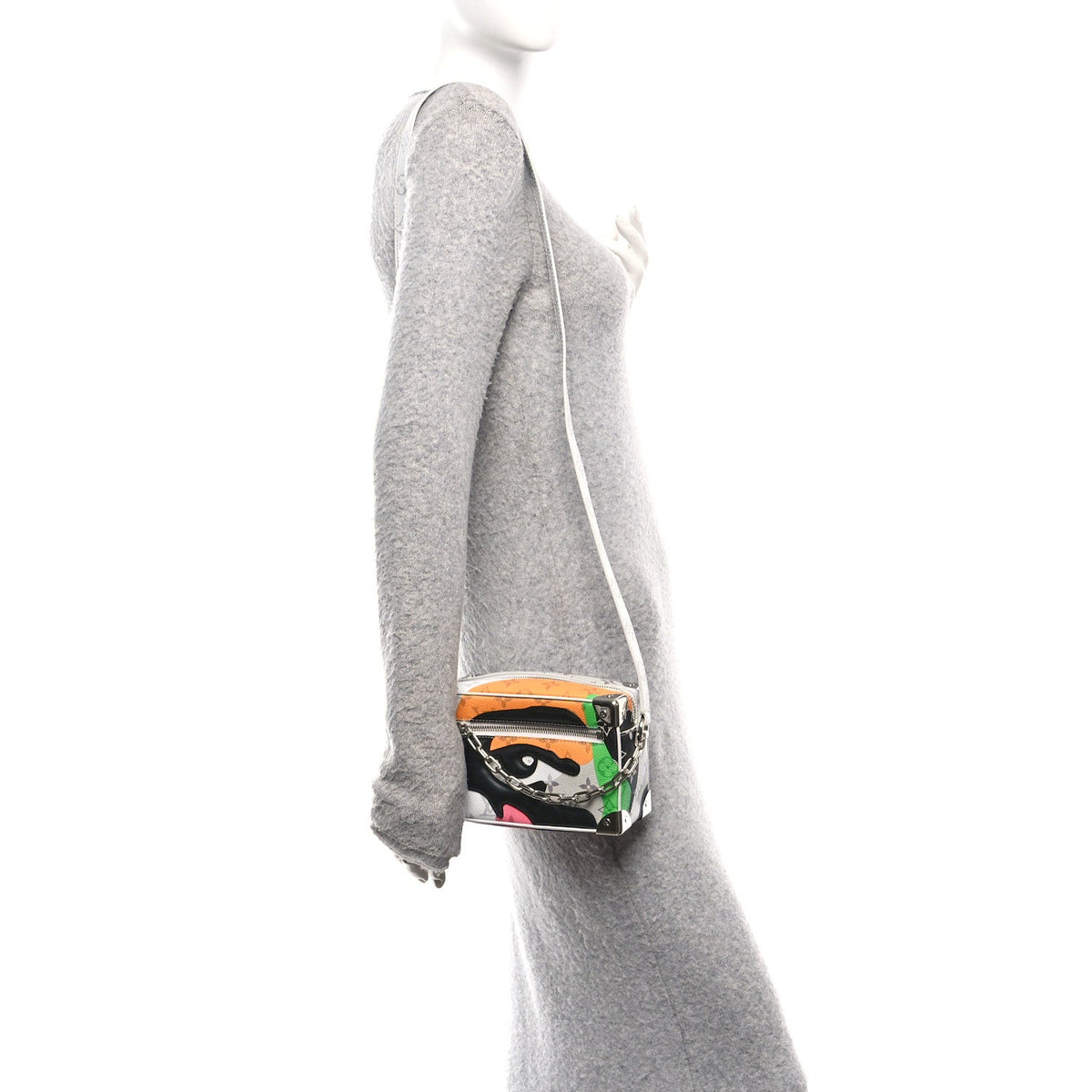 Monogram Patchwork Mini Soft Trunk Multicolor